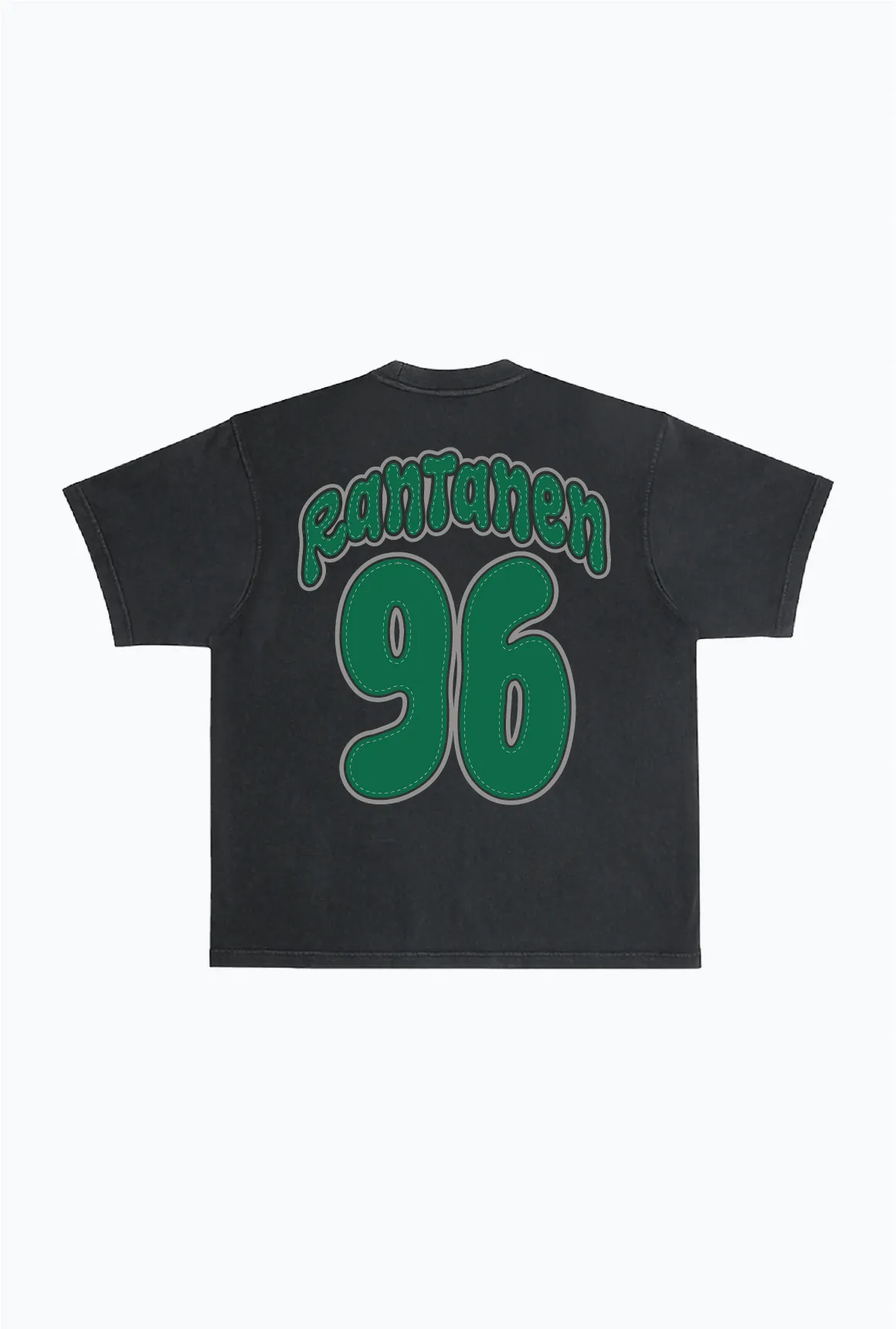 Mikko Rantanen Heavyweight Garment Dyed T-Shirt - Black sold by Peace-Collective product image thumbnail 2