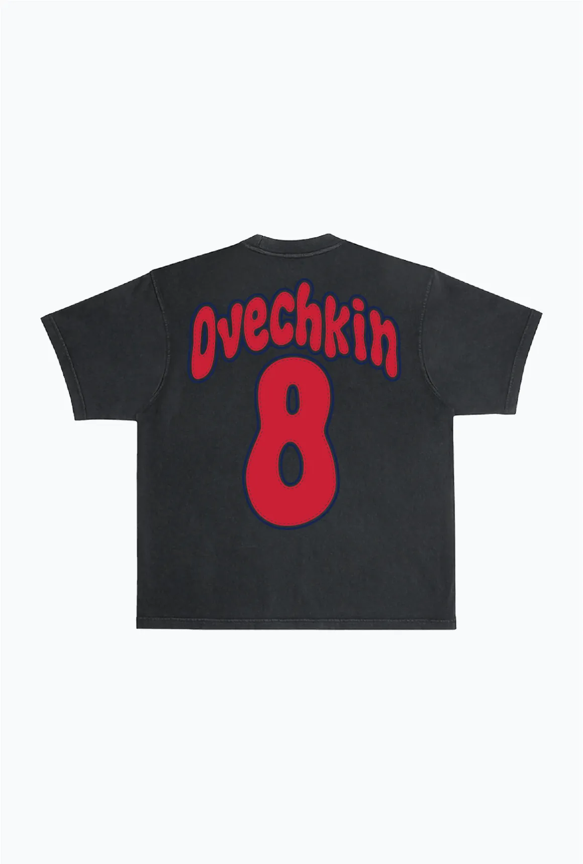 Alexander Ovechkin Heavyweight Garment Dyed T-Shirt - Black sold by Peace-Collective product image thumbnail 2