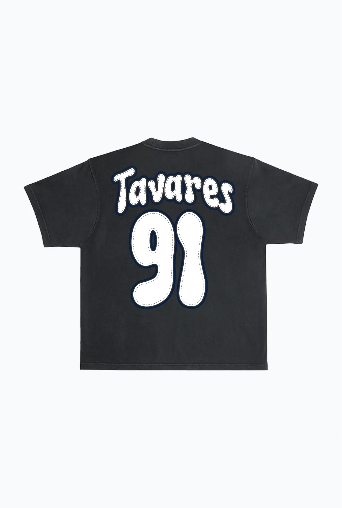 John Tavares Heavyweight Garment Dyed T-Shirt - Black sold by Peace-Collective product image thumbnail 2
