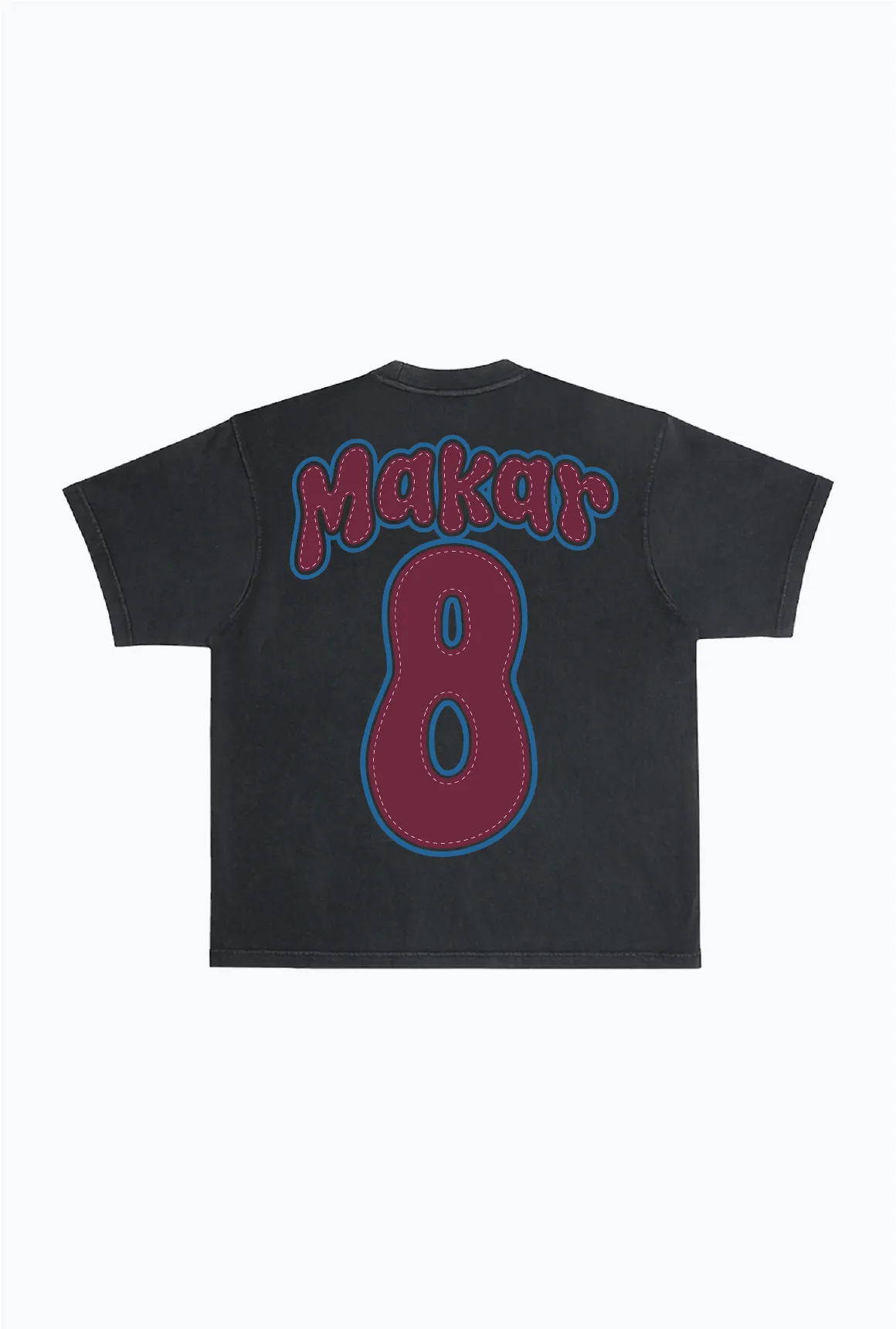 Cale Makar Heavyweight Garment Dyed T-Shirt - Black sold by Peace-Collective product image thumbnail 2