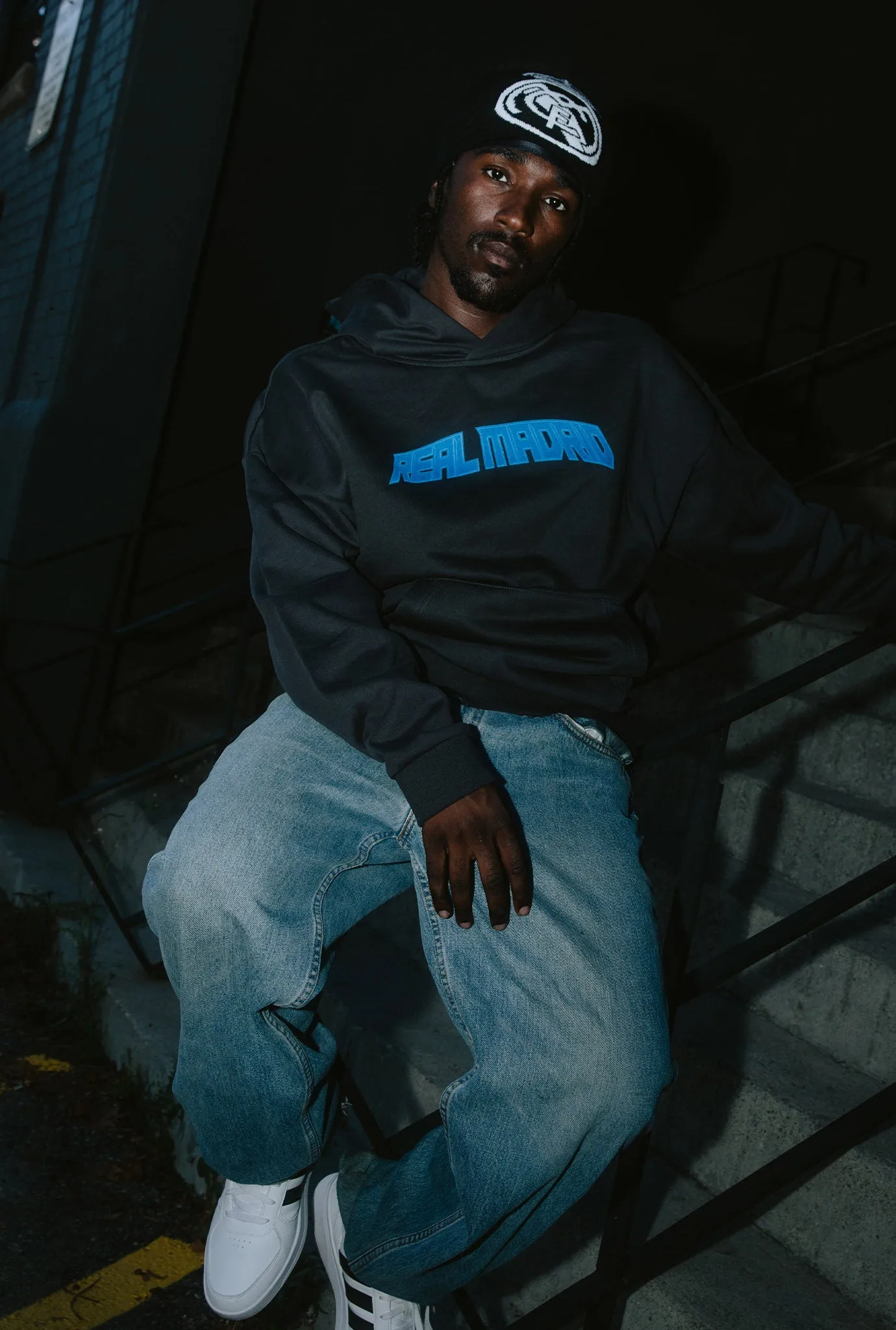 Real Madrid Heavyweight Hoodie - Black sold by Peace-Collective product image thumbnail 4
