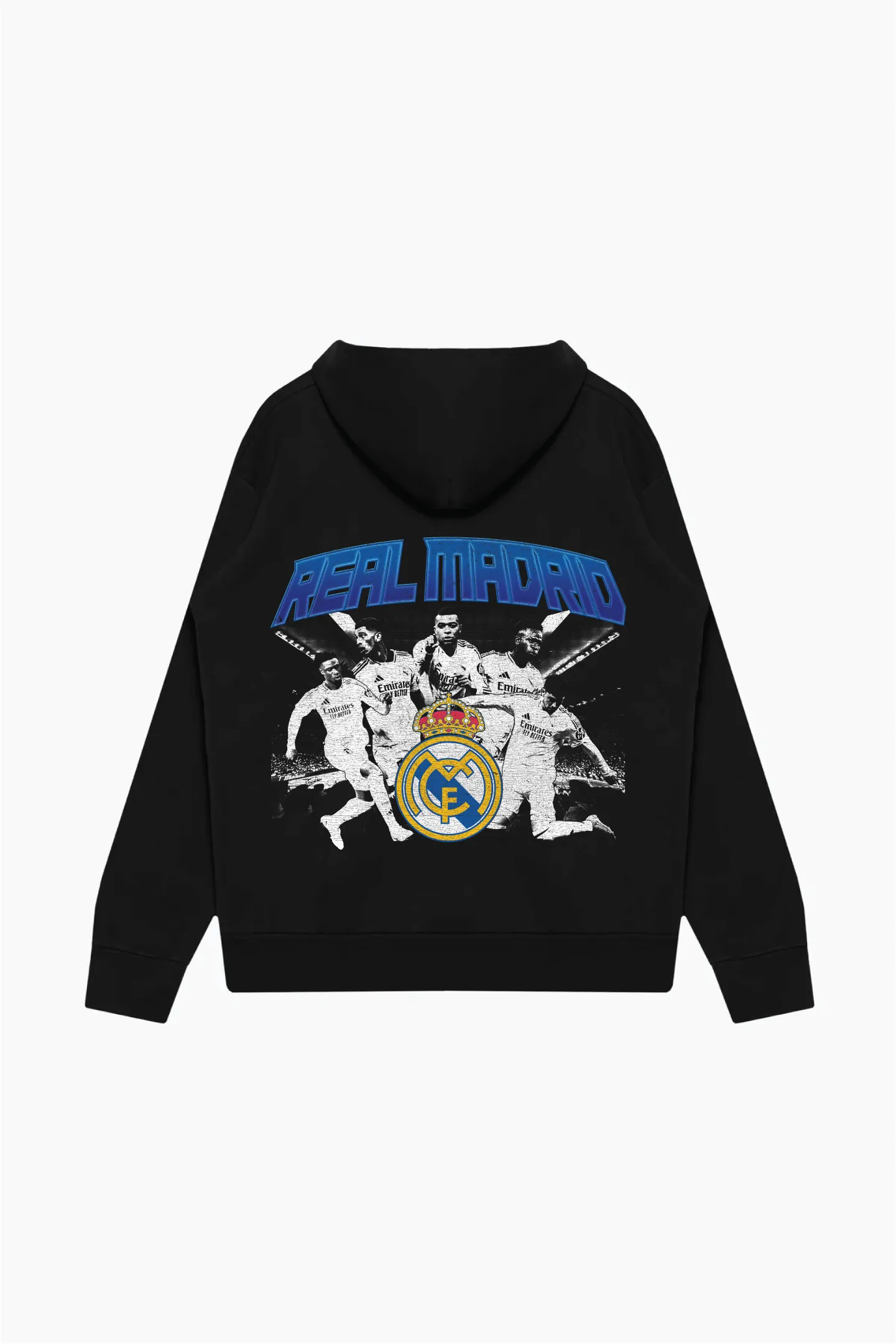 Real Madrid Heavyweight Hoodie - Black sold by Peace-Collective