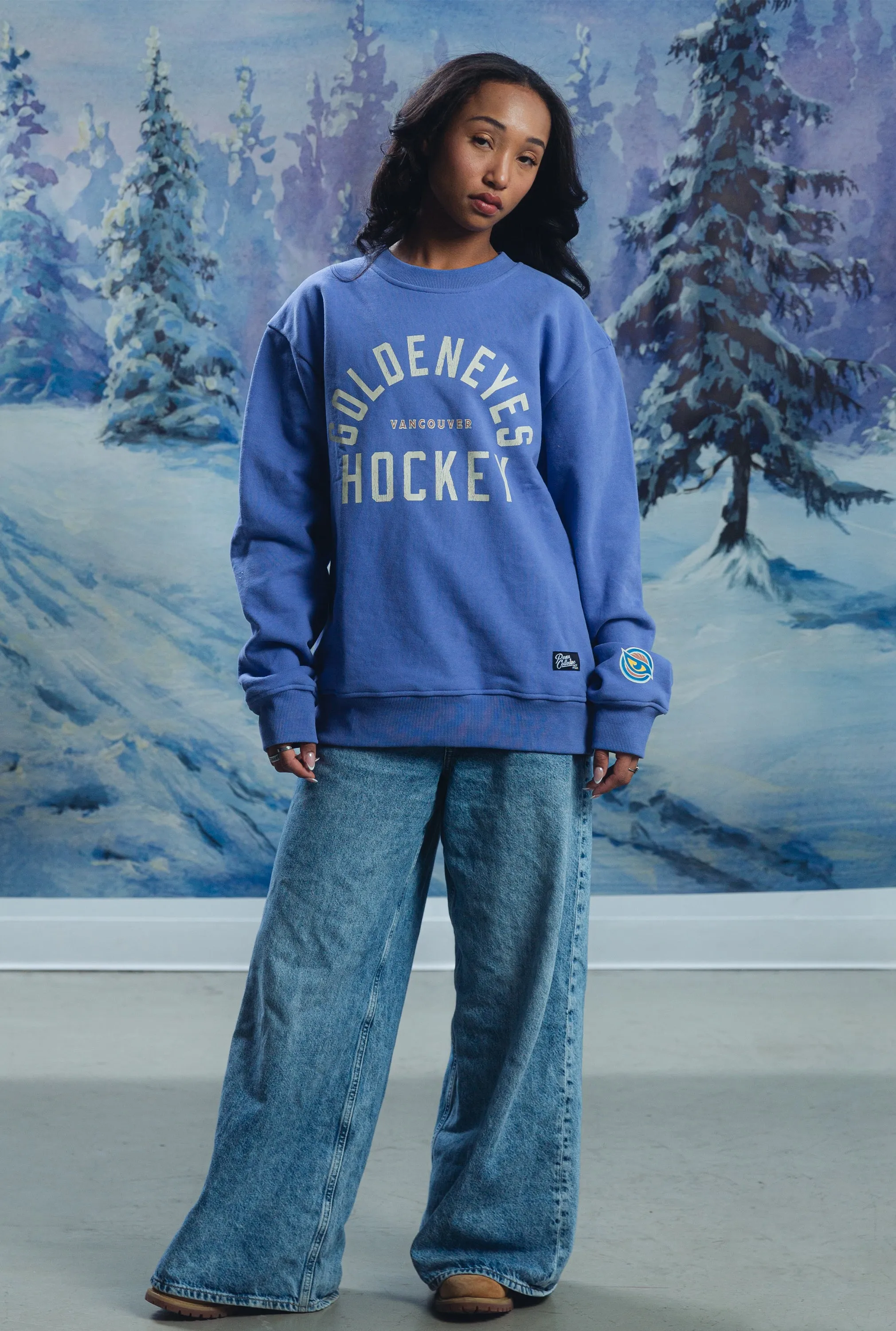 Vancouver Goldeneyes Vintage Heavyweight Crewneck - Navy sold by Peace-Collective product image thumbnail 2