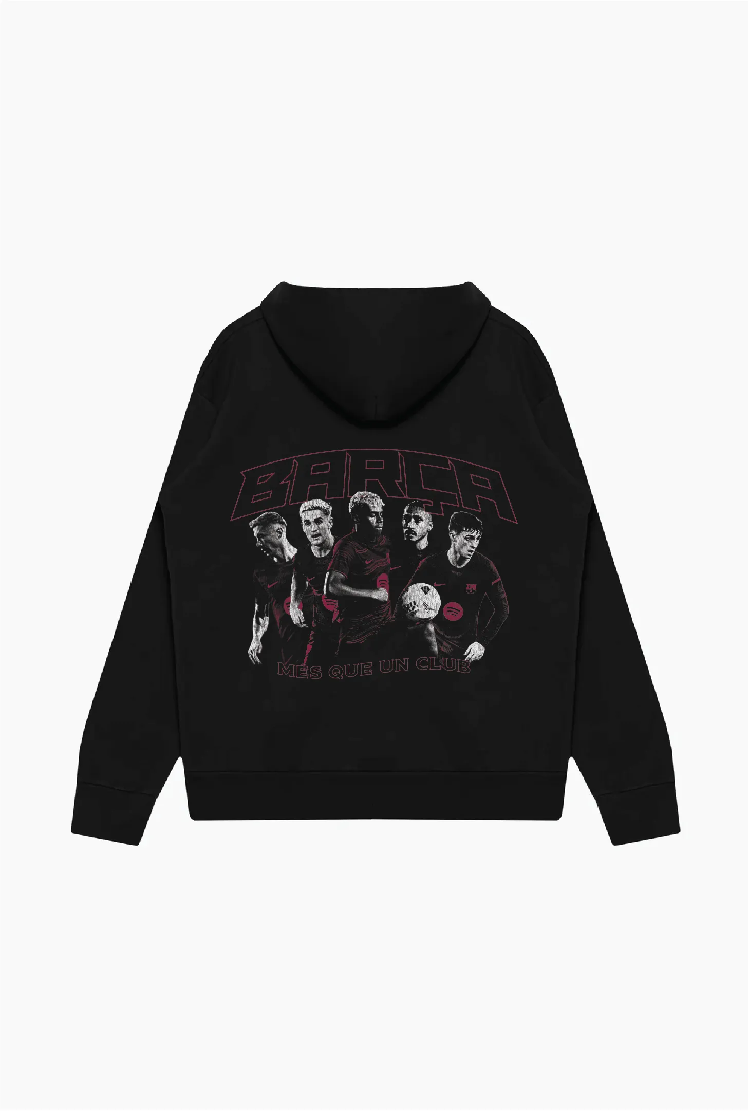 FC Barcelona Team Vintage Heavyweight Hoodie - Black sold by Peace-Collective product image thumbnail 2