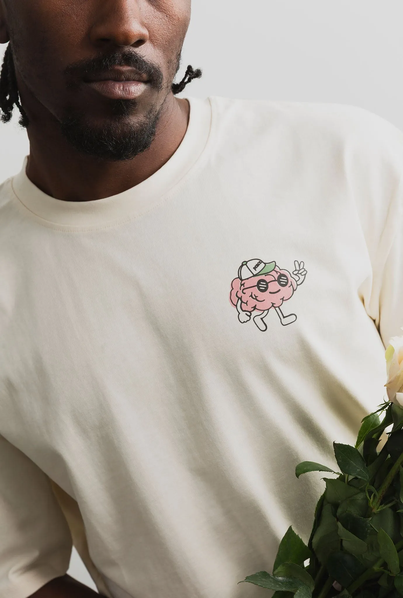 Real Flex Heavyweight T-Shirt - Ivory sold by Peace-Collective product image thumbnail 5