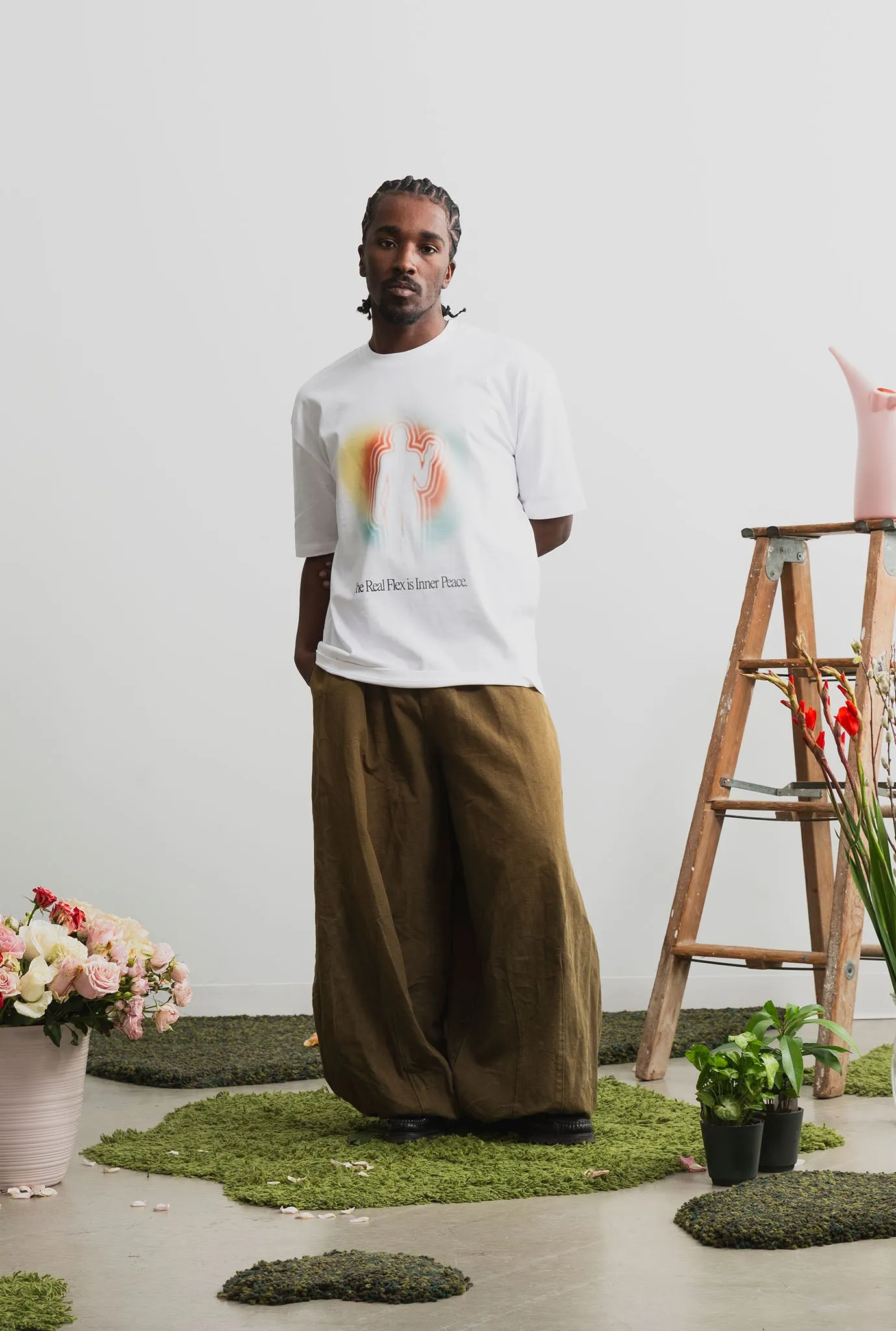 Inner Peace Heavyweight T-Shirt - White sold by Peace-Collective product image thumbnail 2