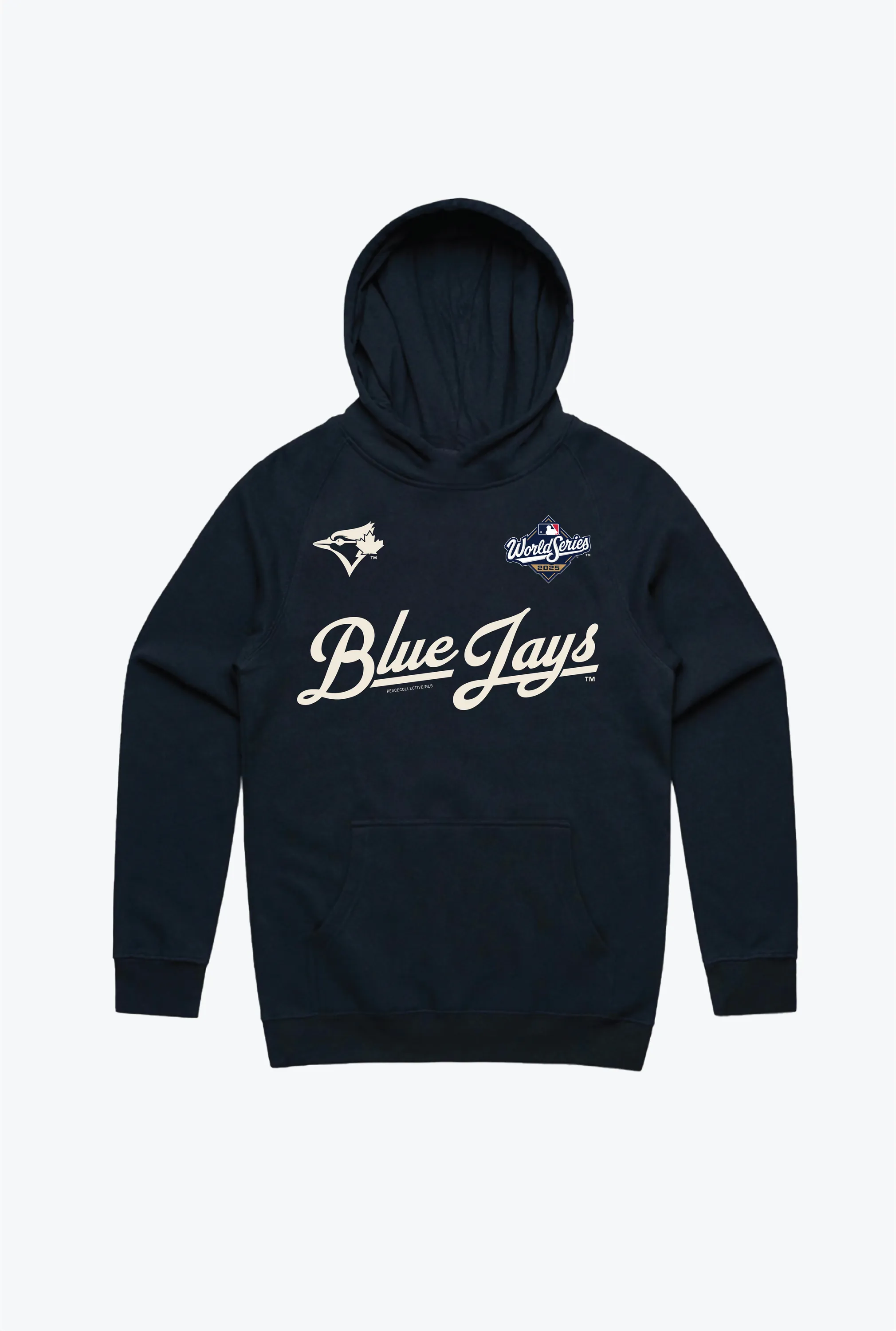 Toronto Blue Jays Script World Series 2025 Hoodie - Navy sold by Peace-Collective