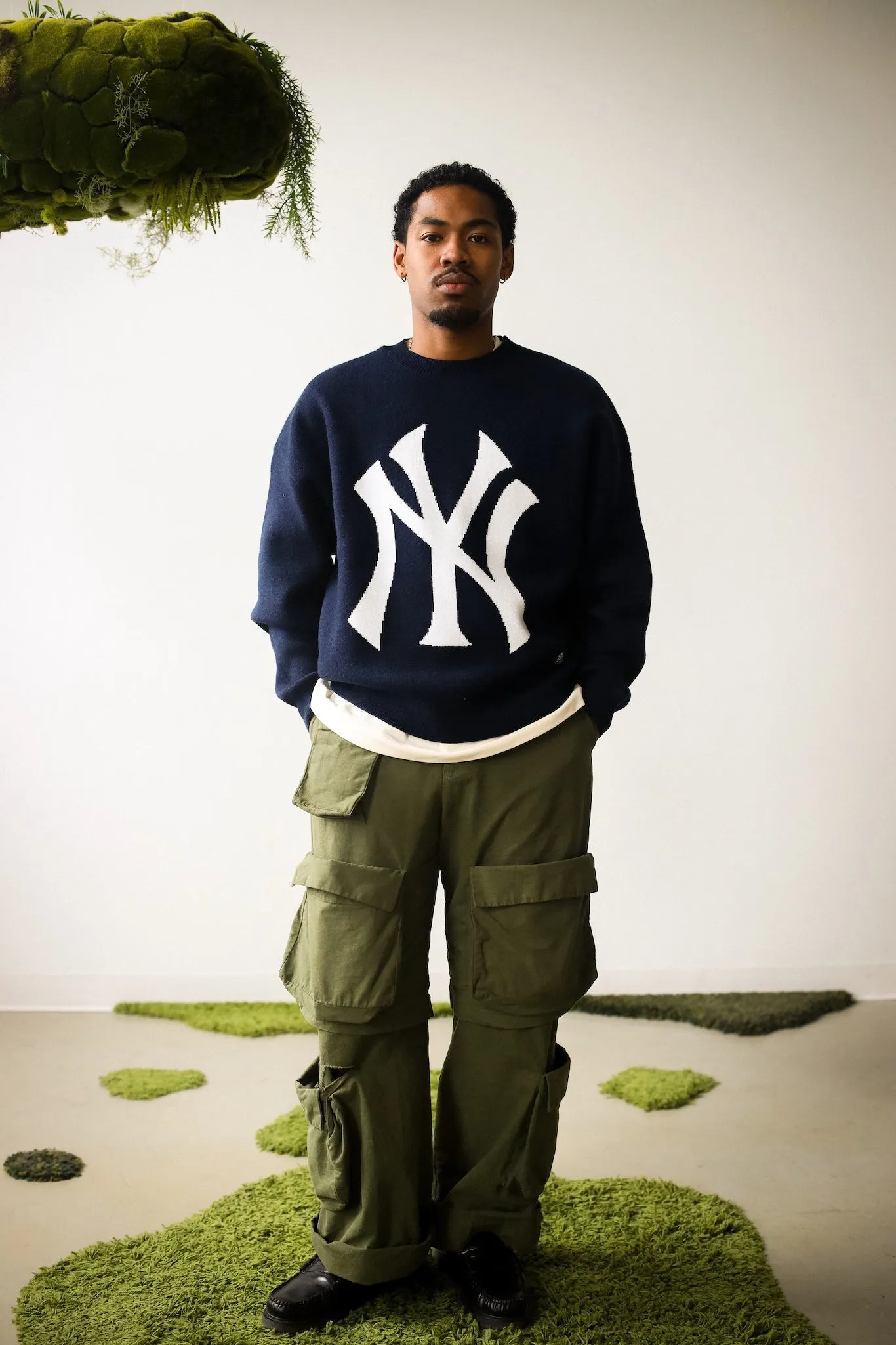 New York Yankees Knit Sweater - Navy sold by Peace-Collective product image thumbnail 2
