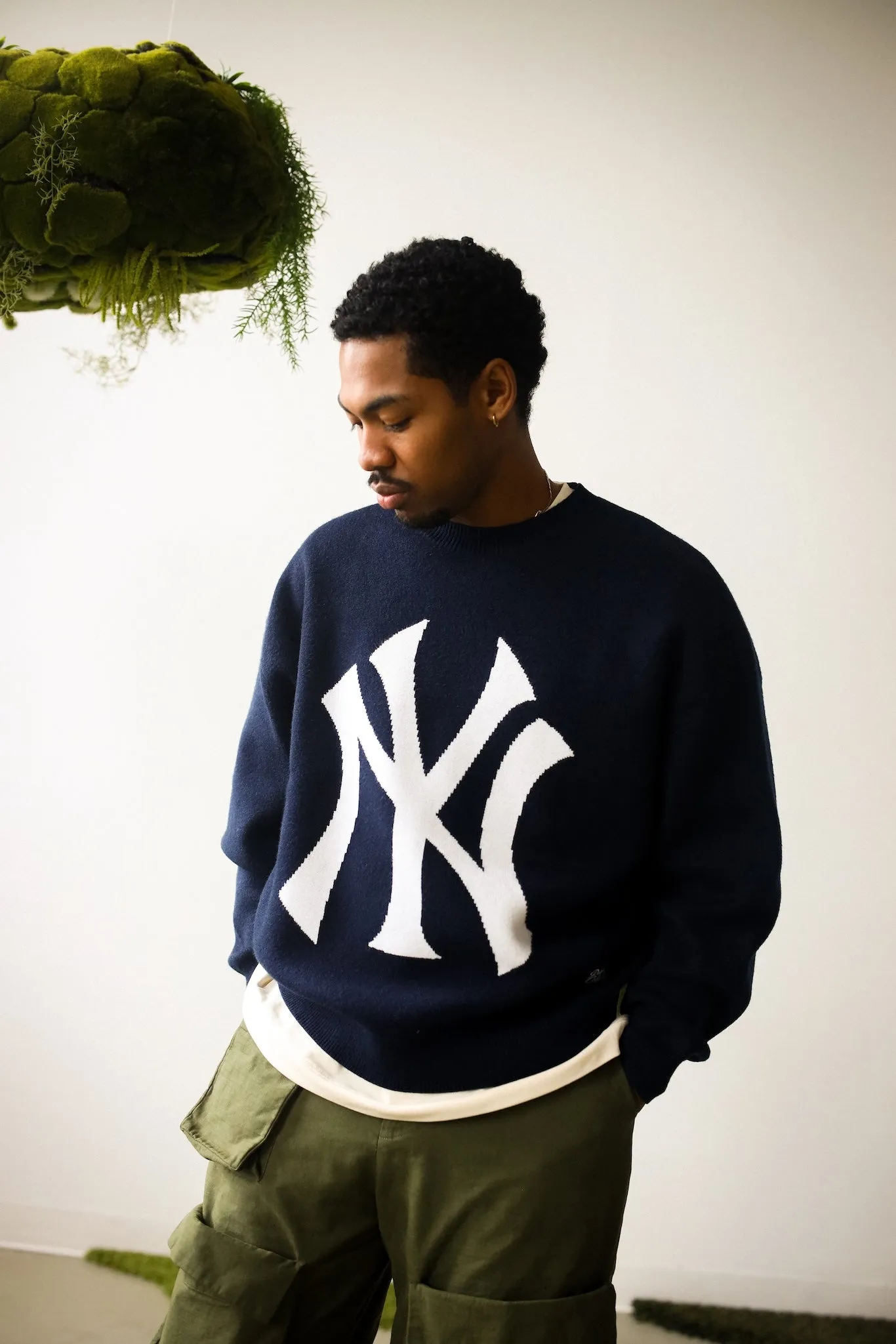 New York Yankees Knit Sweater - Navy sold by Peace-Collective product image thumbnail 3