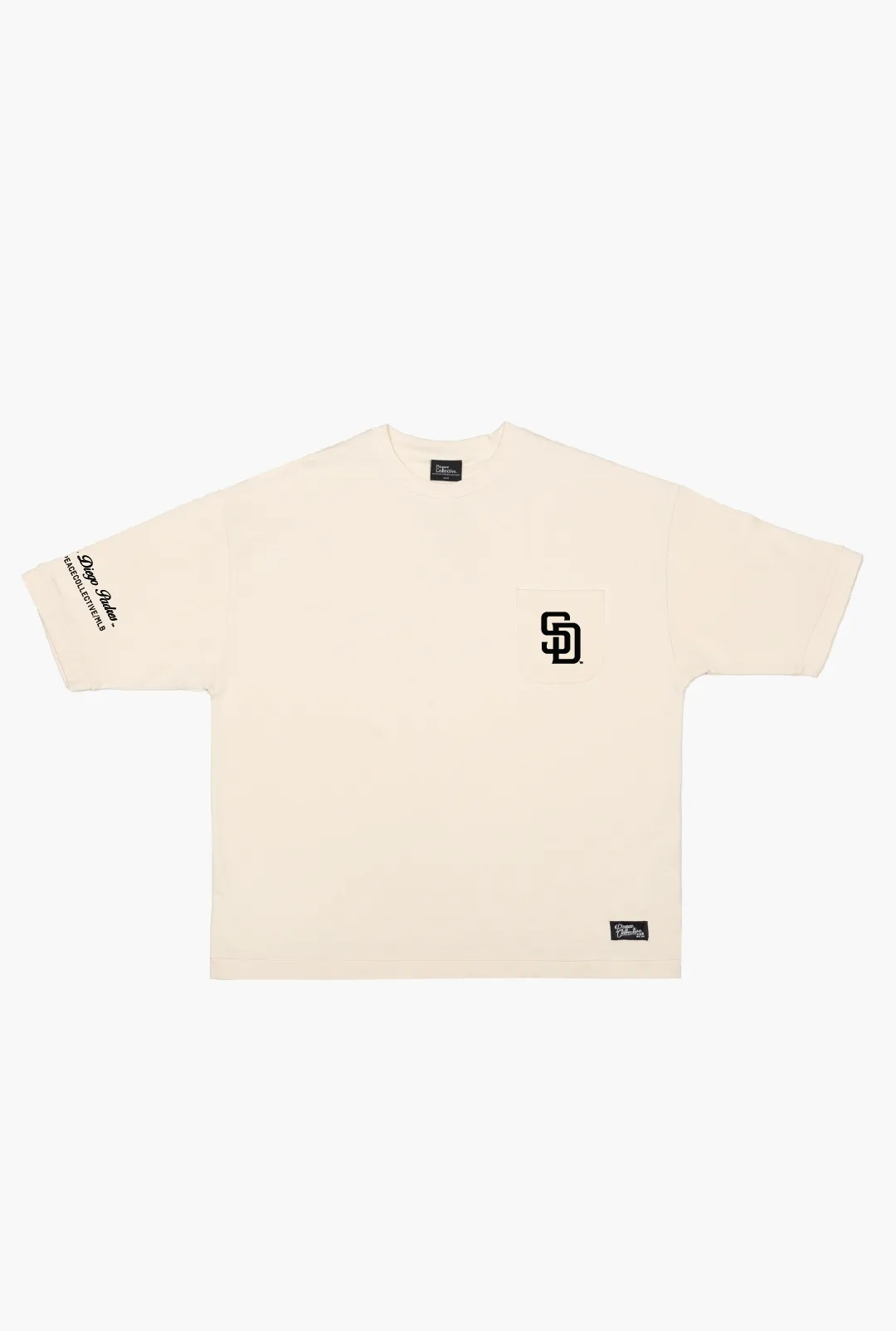 San Diego Padres Preppy Heavyweight Pocket T-Shirt - Ivory sold by Peace-Collective