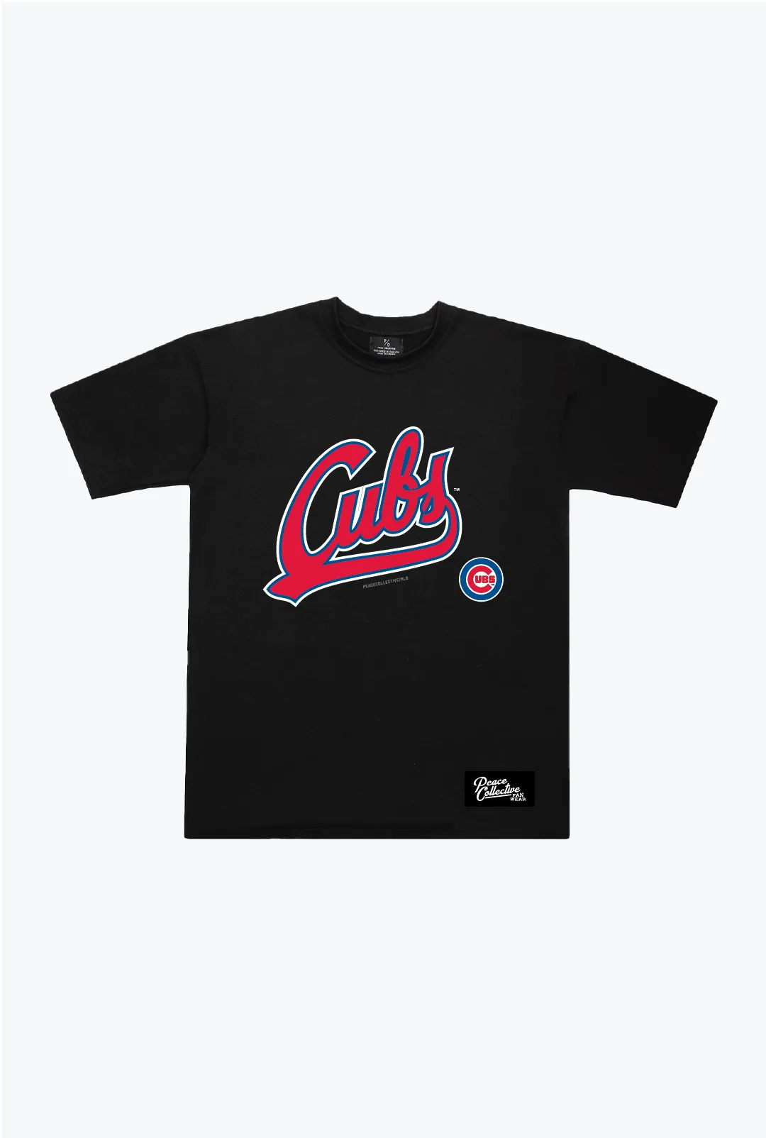 Chicago Cubs Spirit Heavyweight T-Shirt - Black sold by Peace-Collective