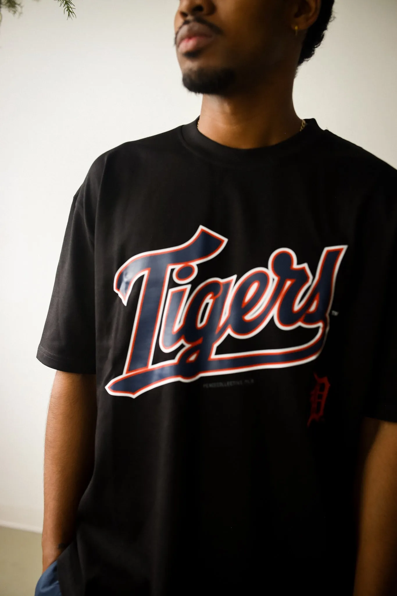 Detroit Tigers Spirit Heavyweight T-Shirt - Black sold by Peace-Collective product image thumbnail 2