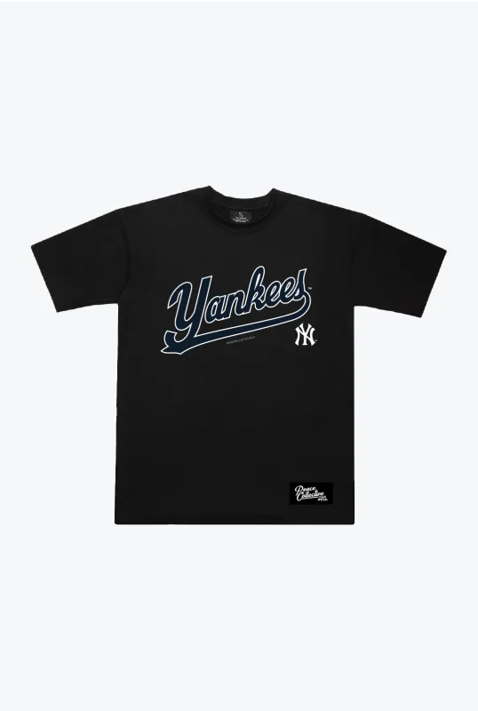 New York Yankees Spirit Heavyweight T-Shirt - Black made by Peace-Collective