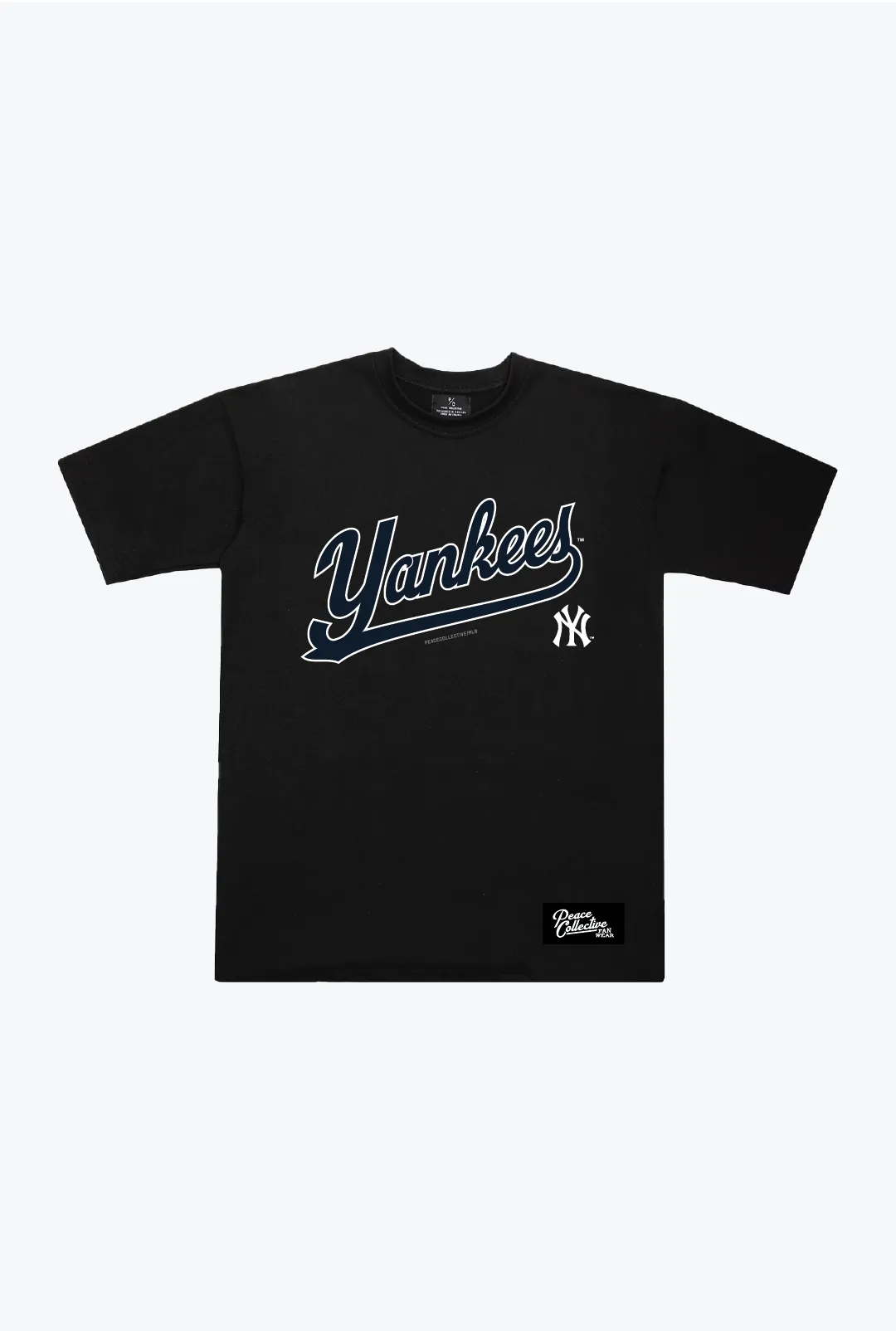 New York Yankees Spirit Heavyweight T-Shirt - Black sold by Peace-Collective