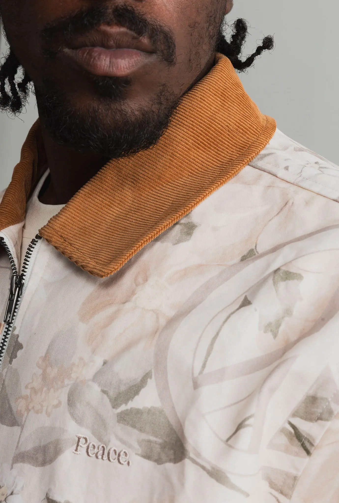 Peace Corduroy Work Jacket - Floral sold by Peace-Collective product image thumbnail 5