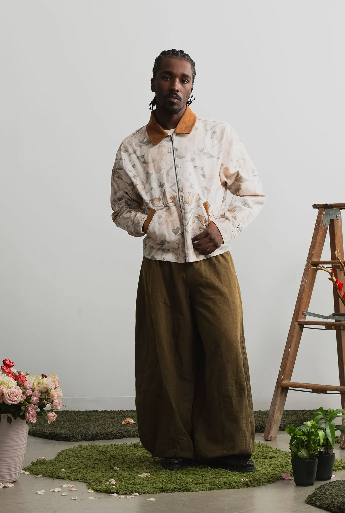 Peace Corduroy Work Jacket - Floral sold by Peace-Collective product image thumbnail 2