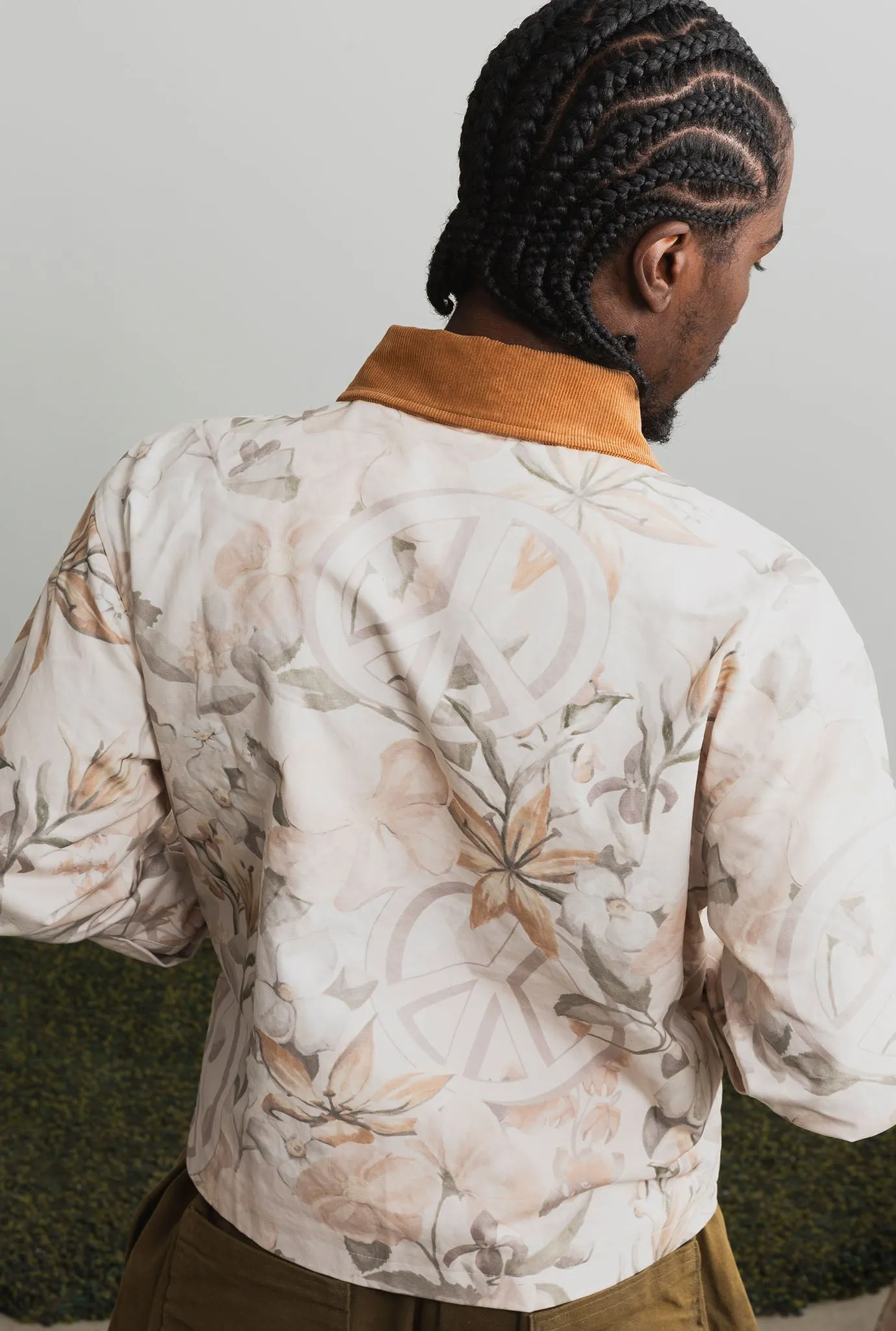 Peace Corduroy Work Jacket - Floral sold by Peace-Collective product image thumbnail 4