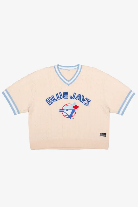 Toronto Blue Jays Knit Jersey - Ivory made by Peace-Collective