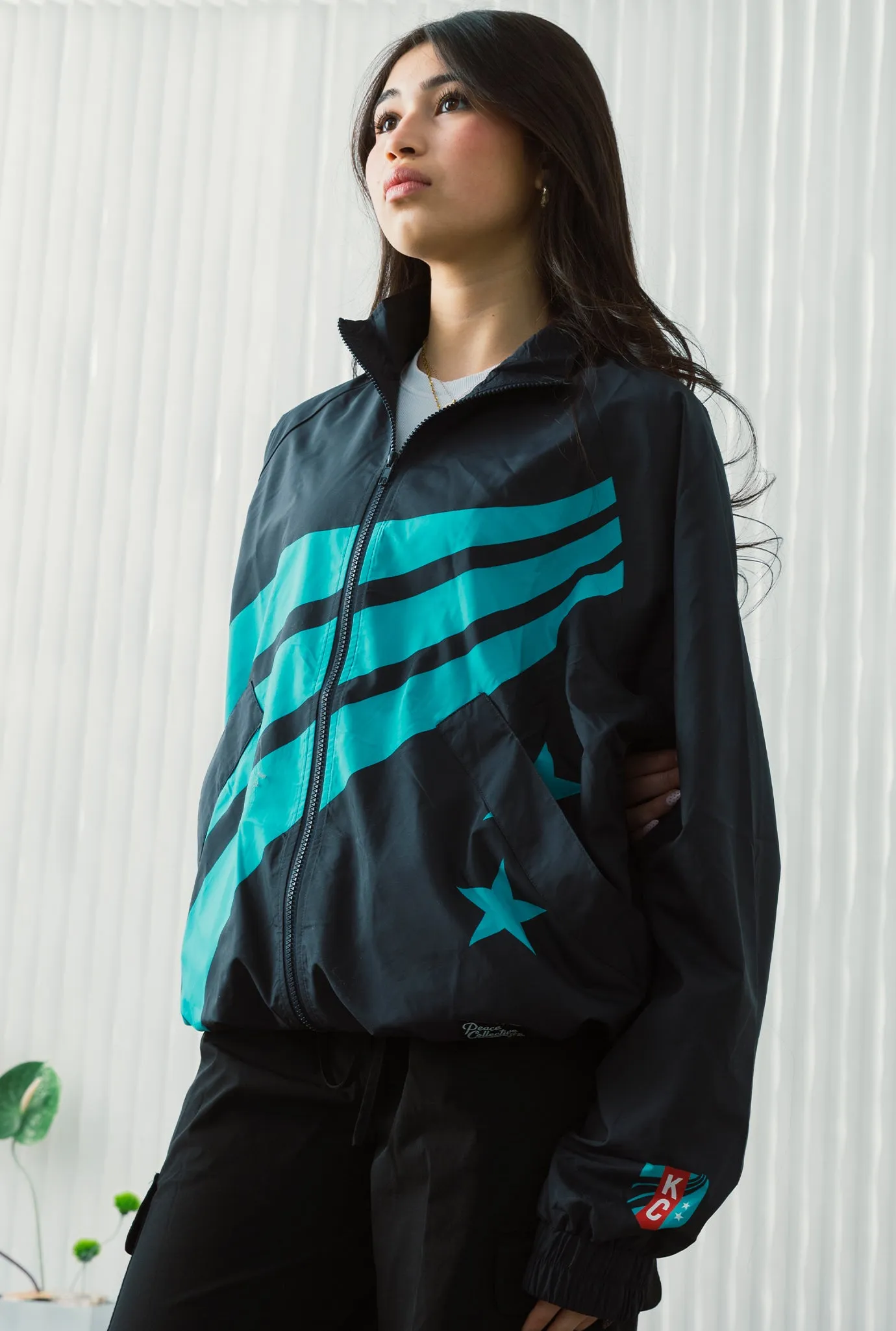 Kansas City Current Emblem Windbreaker Jacket - Storm / Teal sold by Peace-Collective product image thumbnail 2