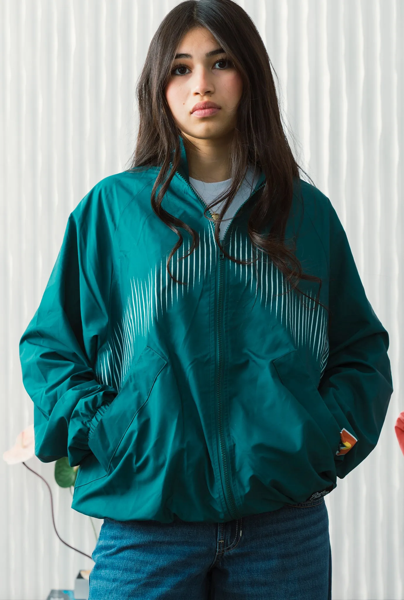 Denver Summit FC Emblem Windbreaker Jacket - Evergreen sold by Peace-Collective product image thumbnail 2