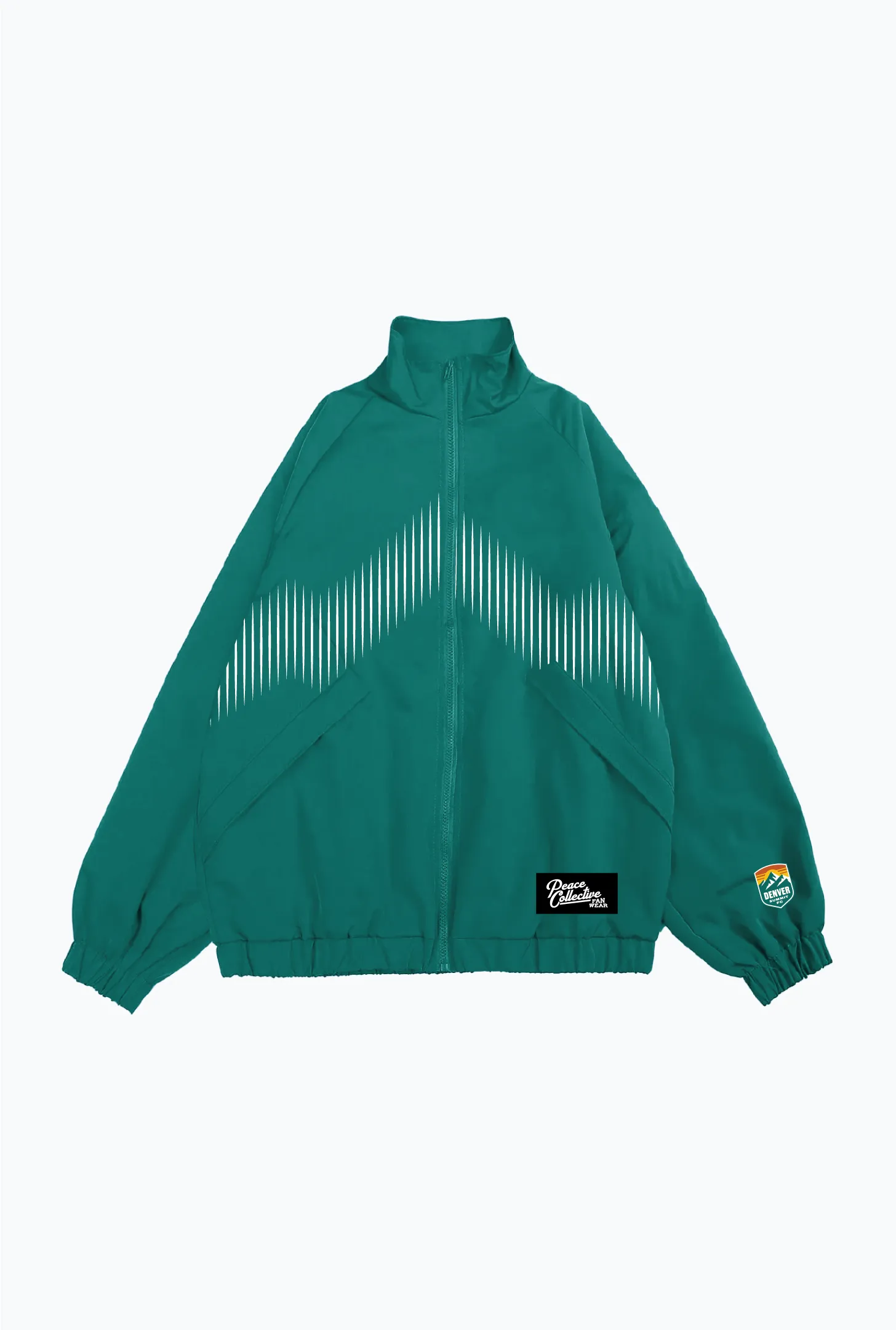Denver Summit FC Emblem Windbreaker Jacket - Evergreen sold by Peace-Collective