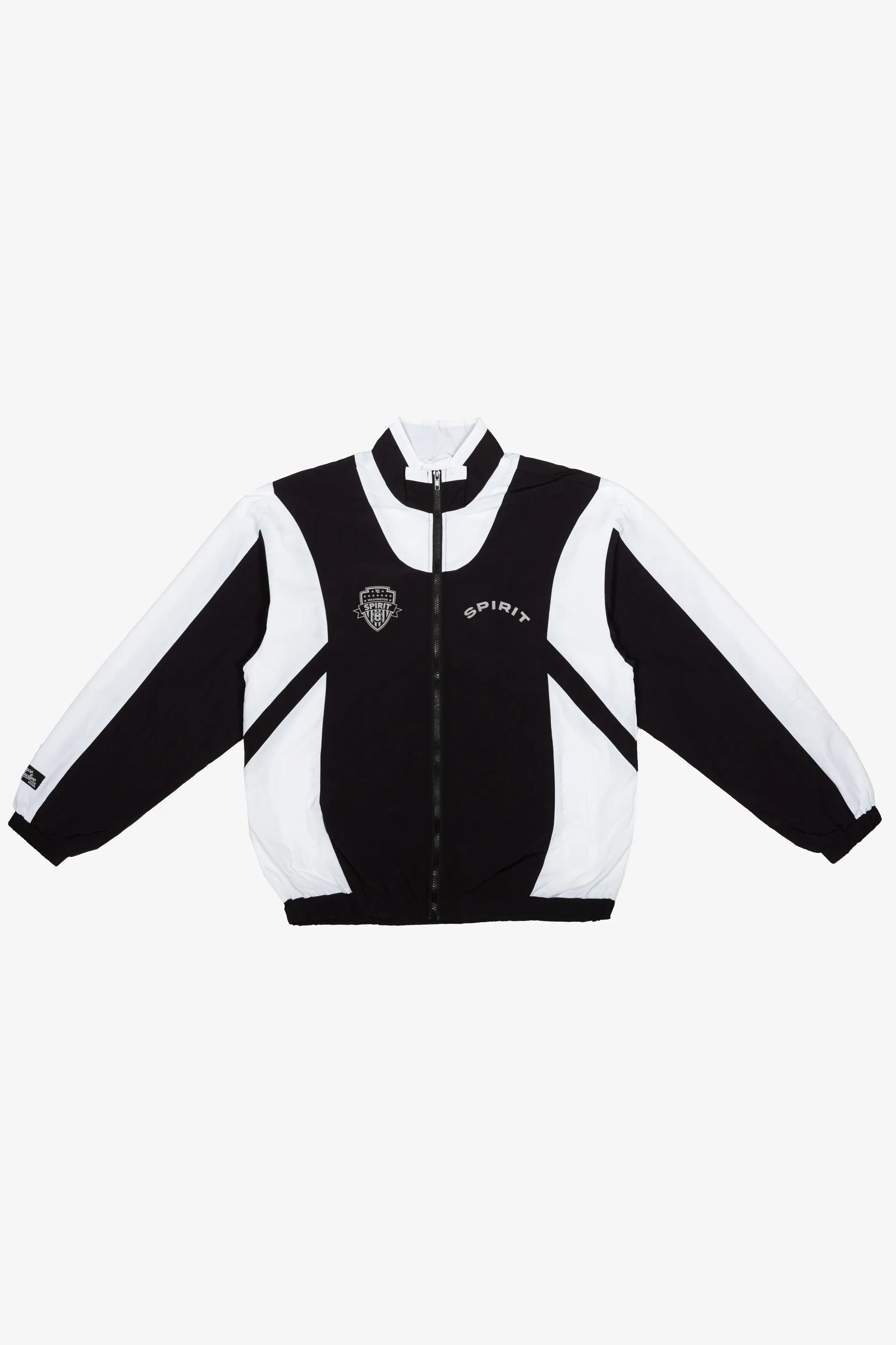 Washington Spirit Colour Block Track Jacket - Off Black / White sold by Peace-Collective