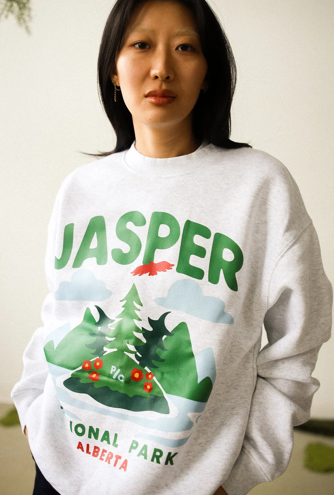 Jasper National Park Crewneck - Ash sold by Peace-Collective product image thumbnail 2