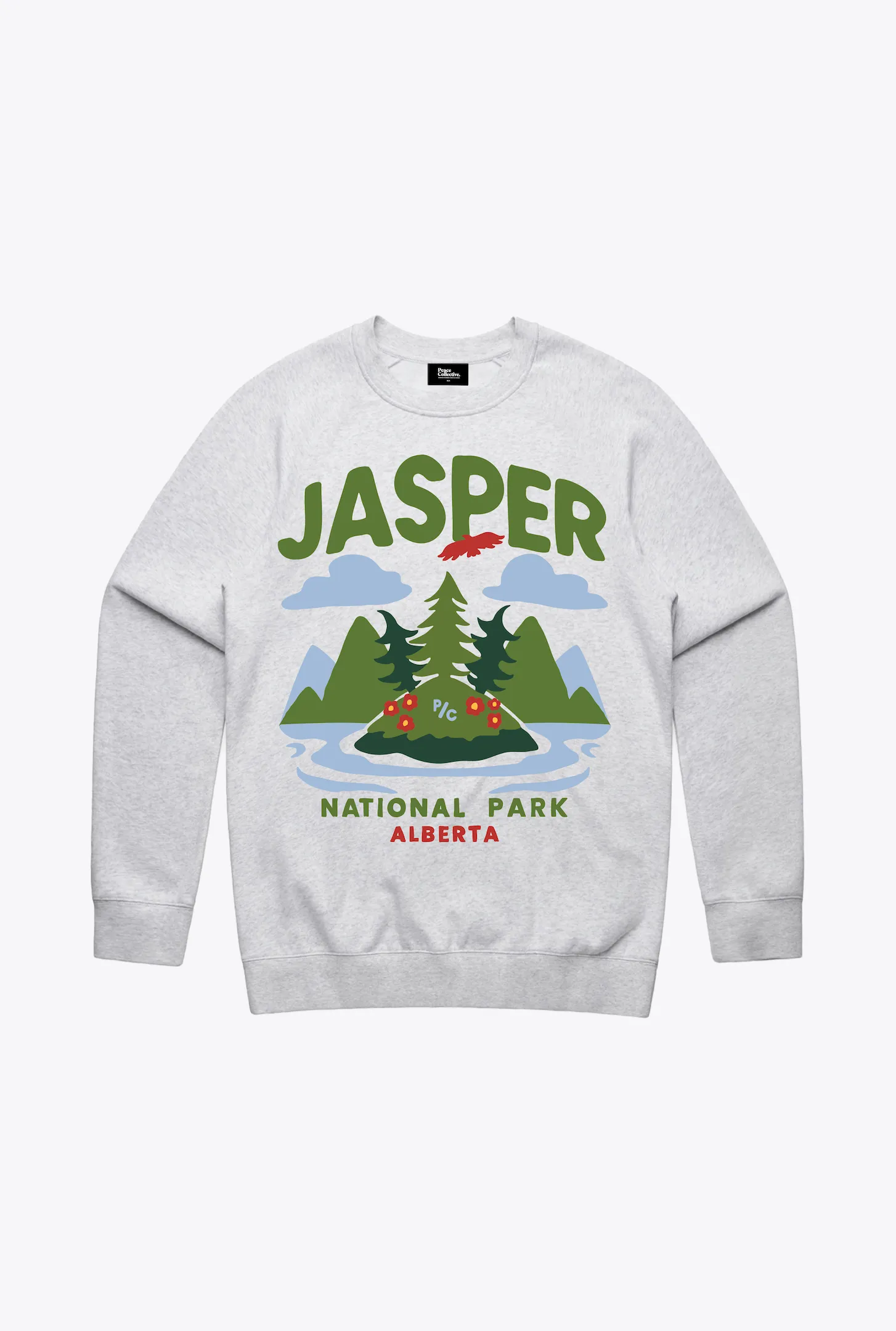 Jasper National Park Crewneck - Ash sold by Peace-Collective