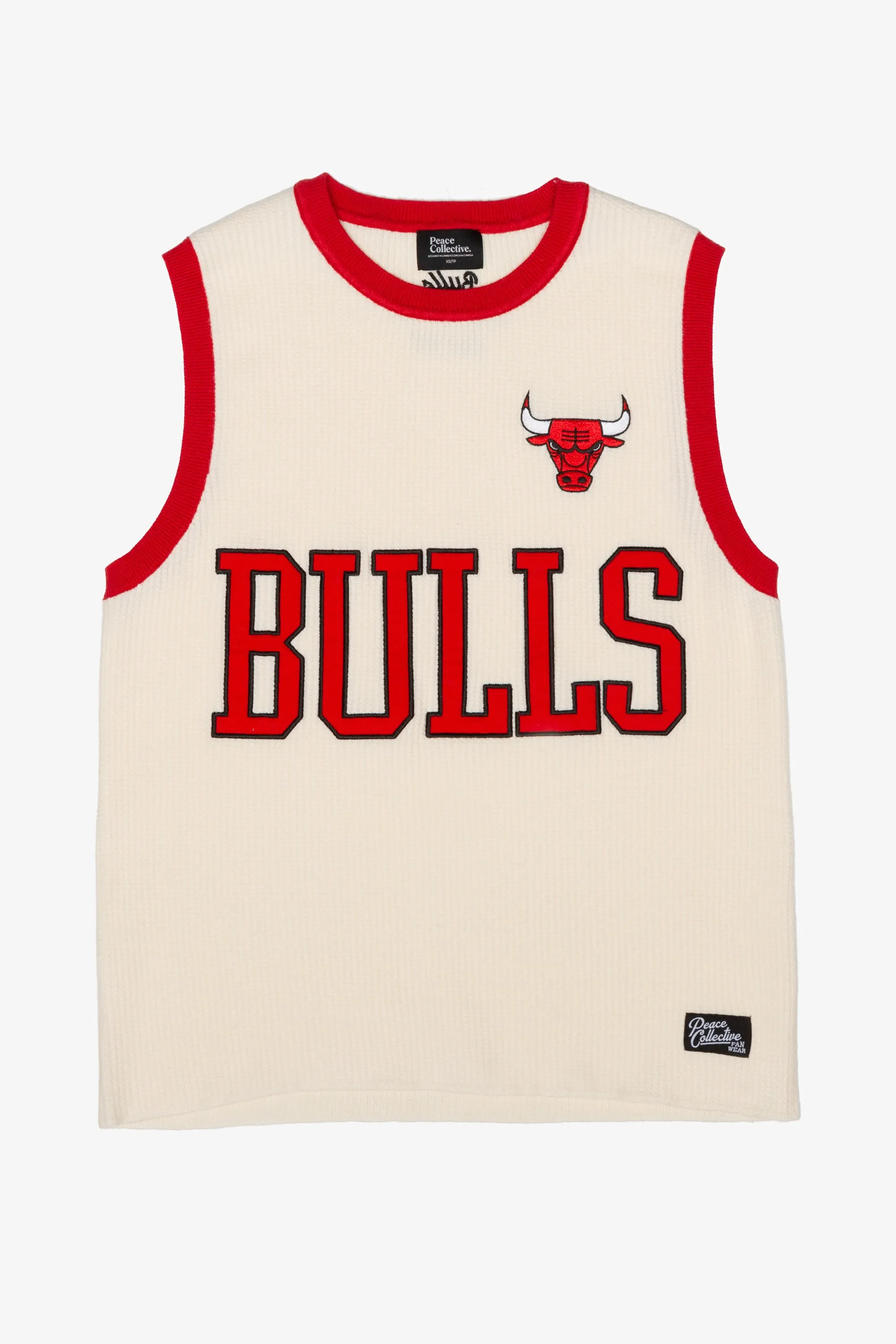 Chicago Bulls Knit Basketball Jersey - Ivory sold by Peace-Collective