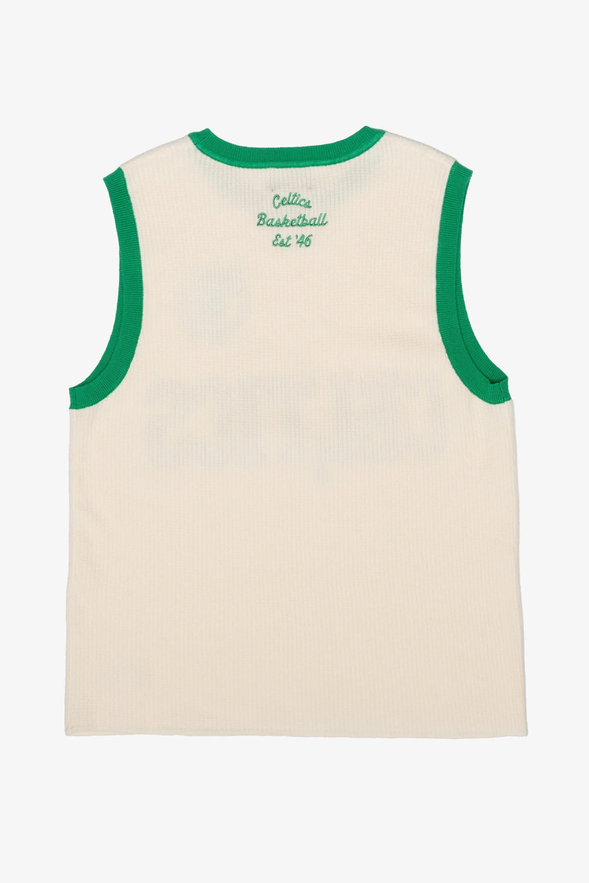 Boston Celtics Knit Basketball Jersey - Ivory sold by Peace-Collective product image thumbnail 2