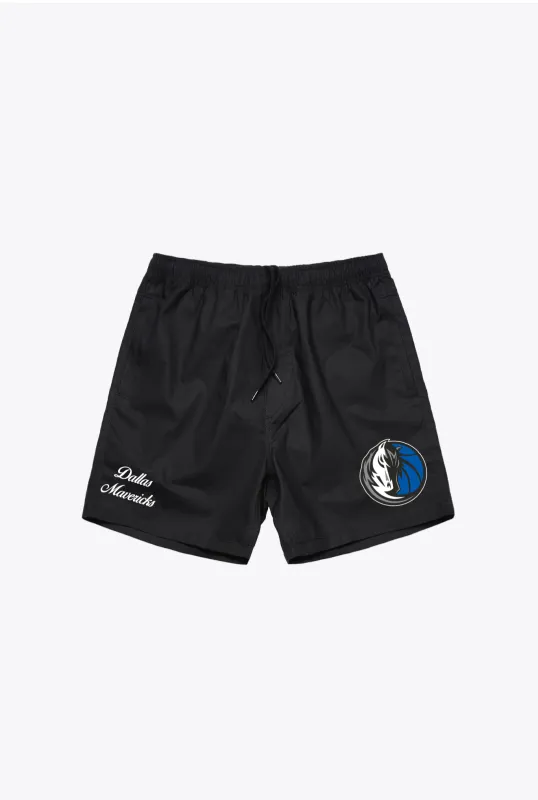 Dallas Mavericks Board Shorts - Black made by Peace-Collective