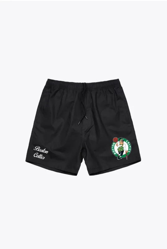 Boston Celtics Board Shorts - Black made by Peace-Collective