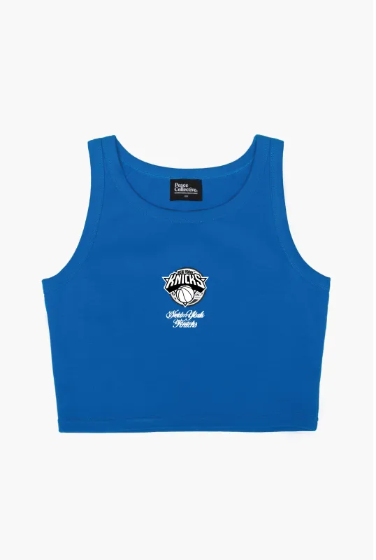 New York Knicks Cropped Tank - Royal made by Peace-Collective