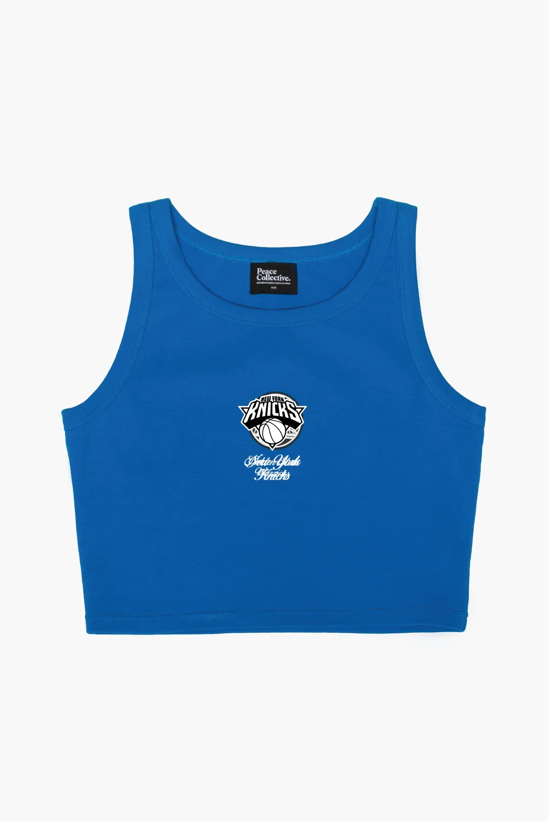 New York Knicks Cropped Tank - Royal sold by Peace-Collective