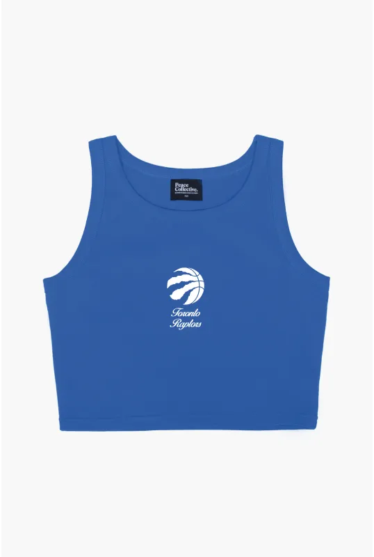 Toronto Raptors Cropped Tank - Purple made by Peace-Collective
