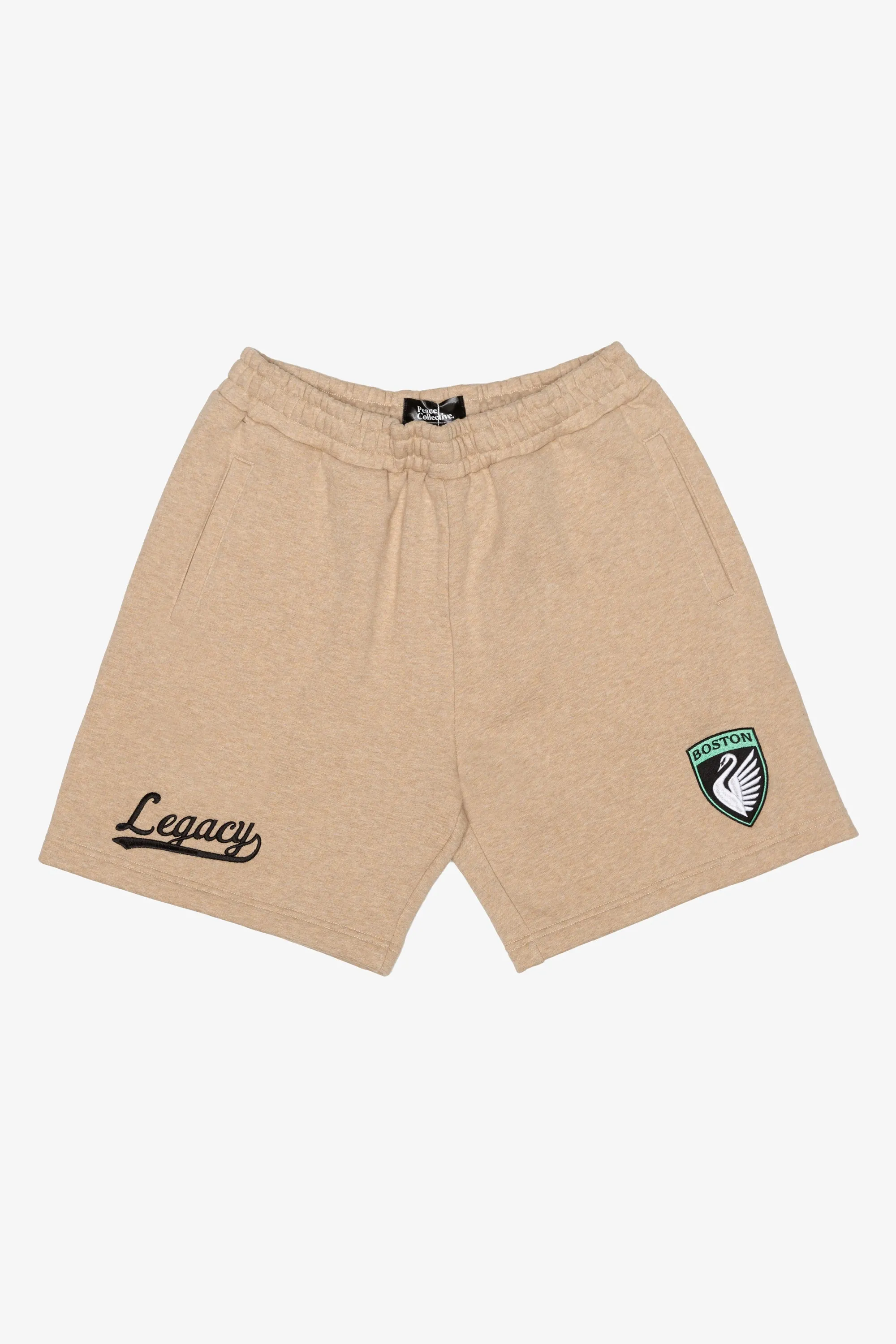 Boston Legacy FC Fleece Shorts - Oatmeal sold by Peace-Collective