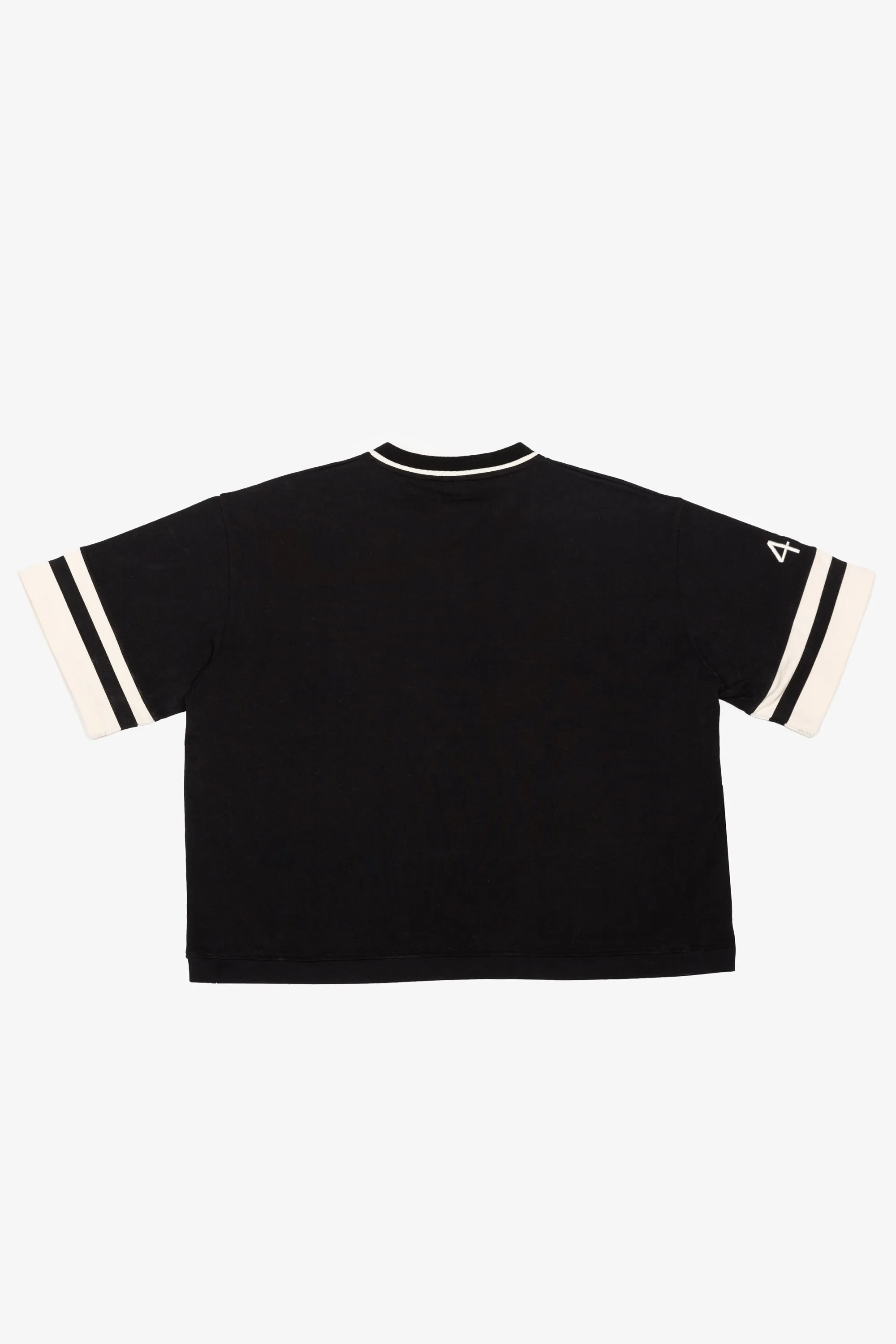 P/C x Jackie Robinson Heavyweight V-Neck T-Shirt - Black sold by Peace-Collective product image thumbnail 3