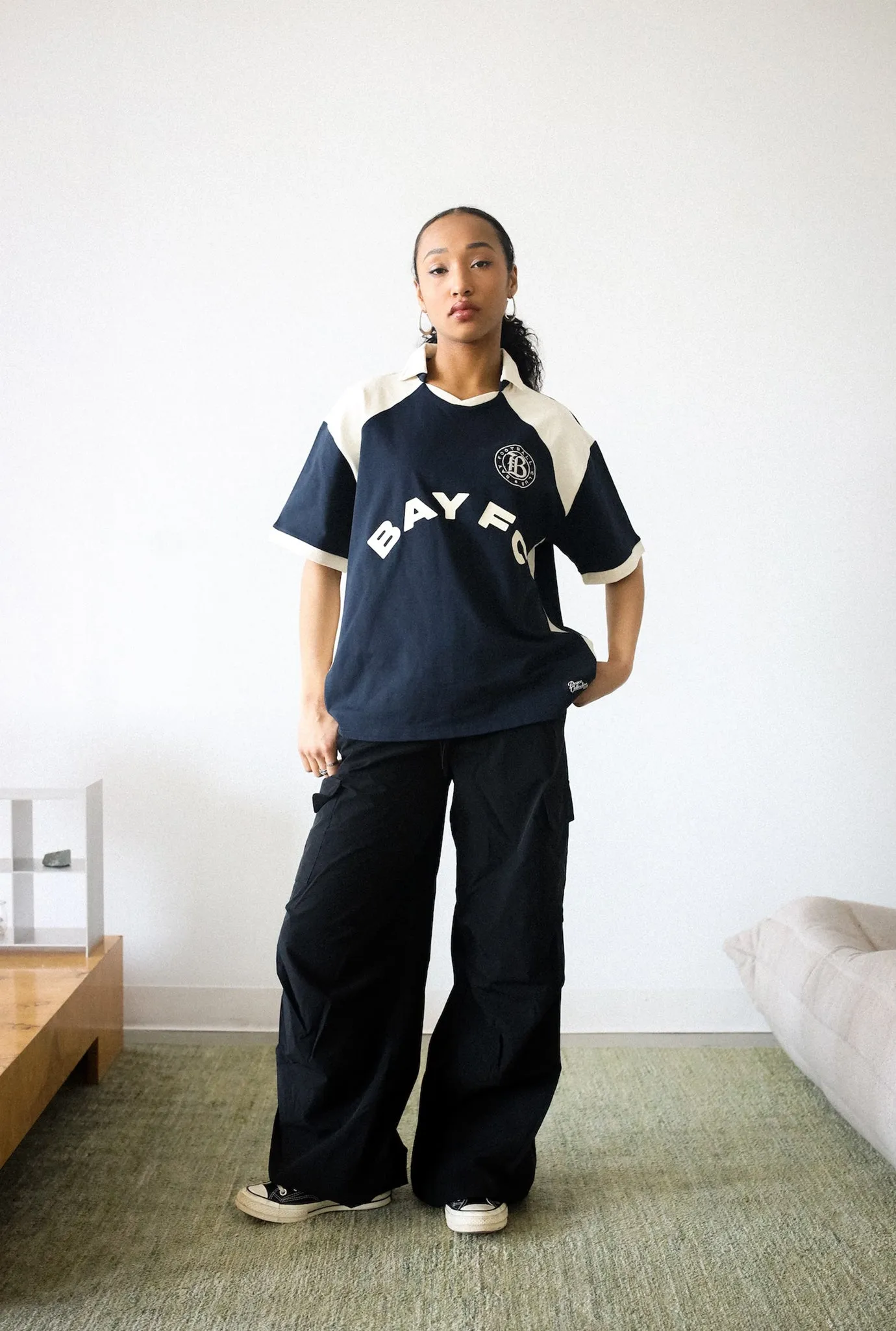 Bay FC Colour Block Jersey - Ivory / Navy sold by Peace-Collective product image thumbnail 3