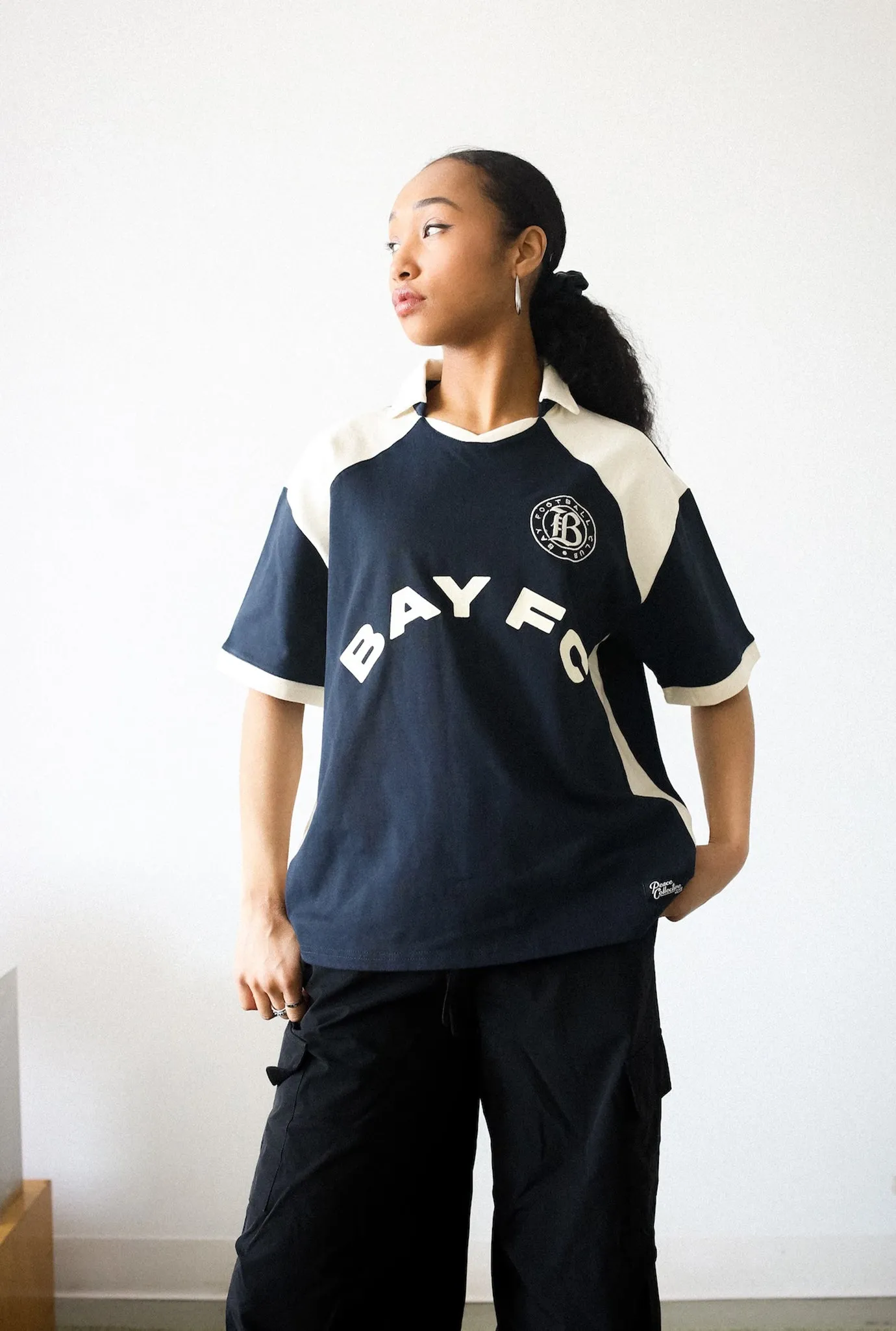 Bay FC Colour Block Jersey - Ivory / Navy sold by Peace-Collective product image thumbnail 4