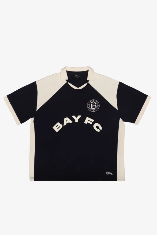 Bay FC Colour Block Jersey - Ivory / Navy made by Peace-Collective