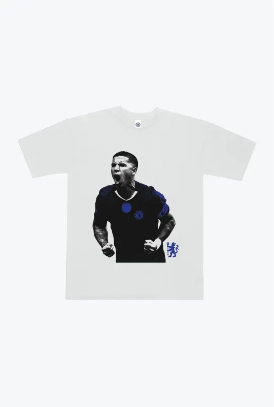 Chelsea FC: Enzo Fernández Heavyweight T-Shirt - White made by Peace-Collective