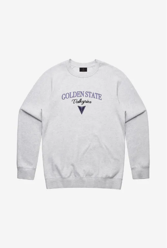 Golden State Valkyries Spirit Crewneck - Ash made by Peace-Collective