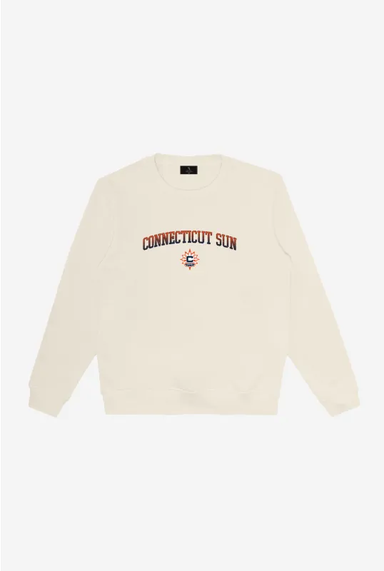 Connecticut Sun Spirit Crewneck - Ivory made by Peace-Collective