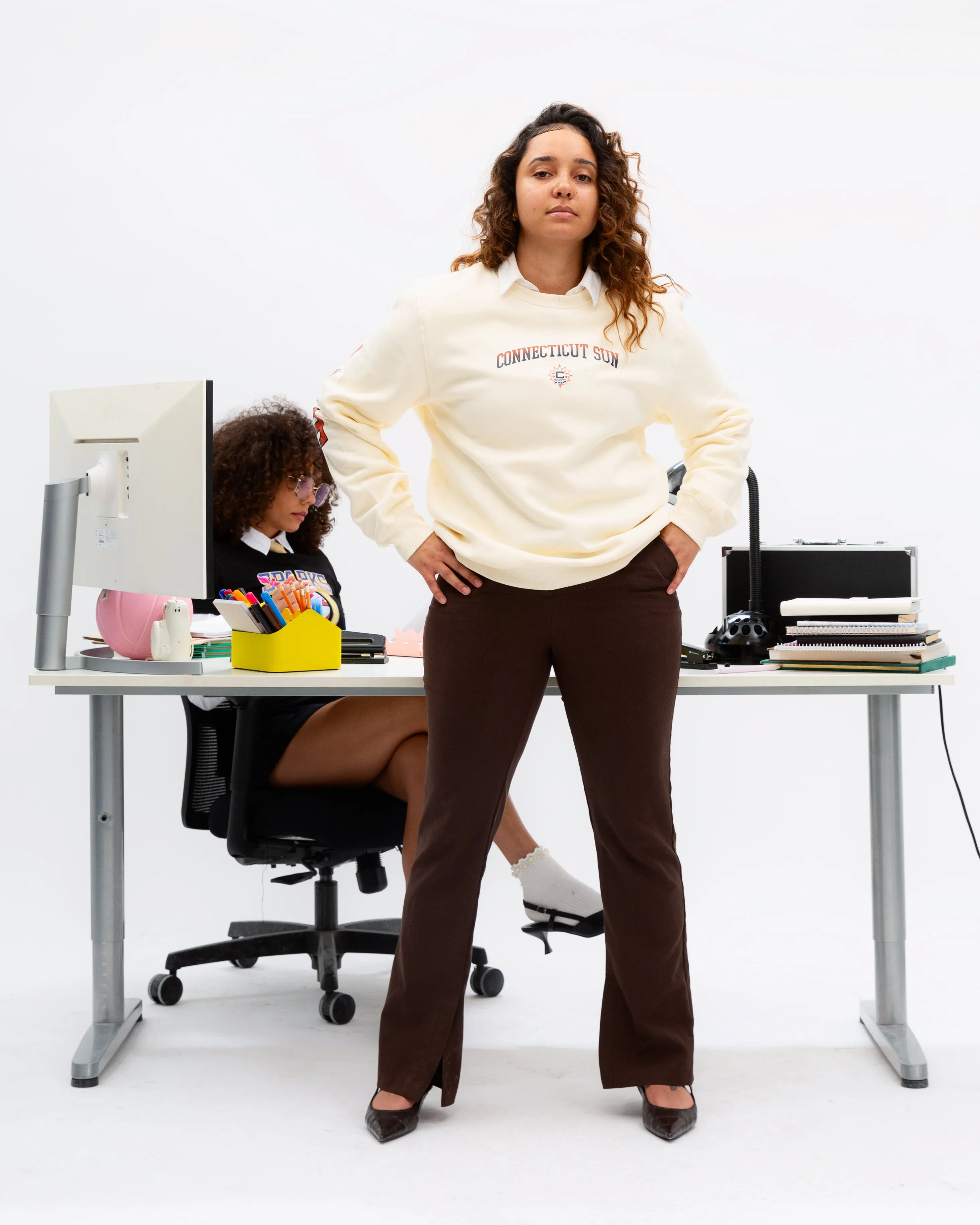 Connecticut Sun Spirit Crewneck - Ivory sold by Peace-Collective product image thumbnail 4