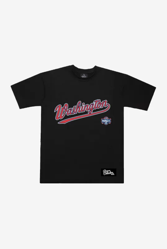 Washington Mystics Spirit Heavyweight T-Shirt - Black made by Peace-Collective