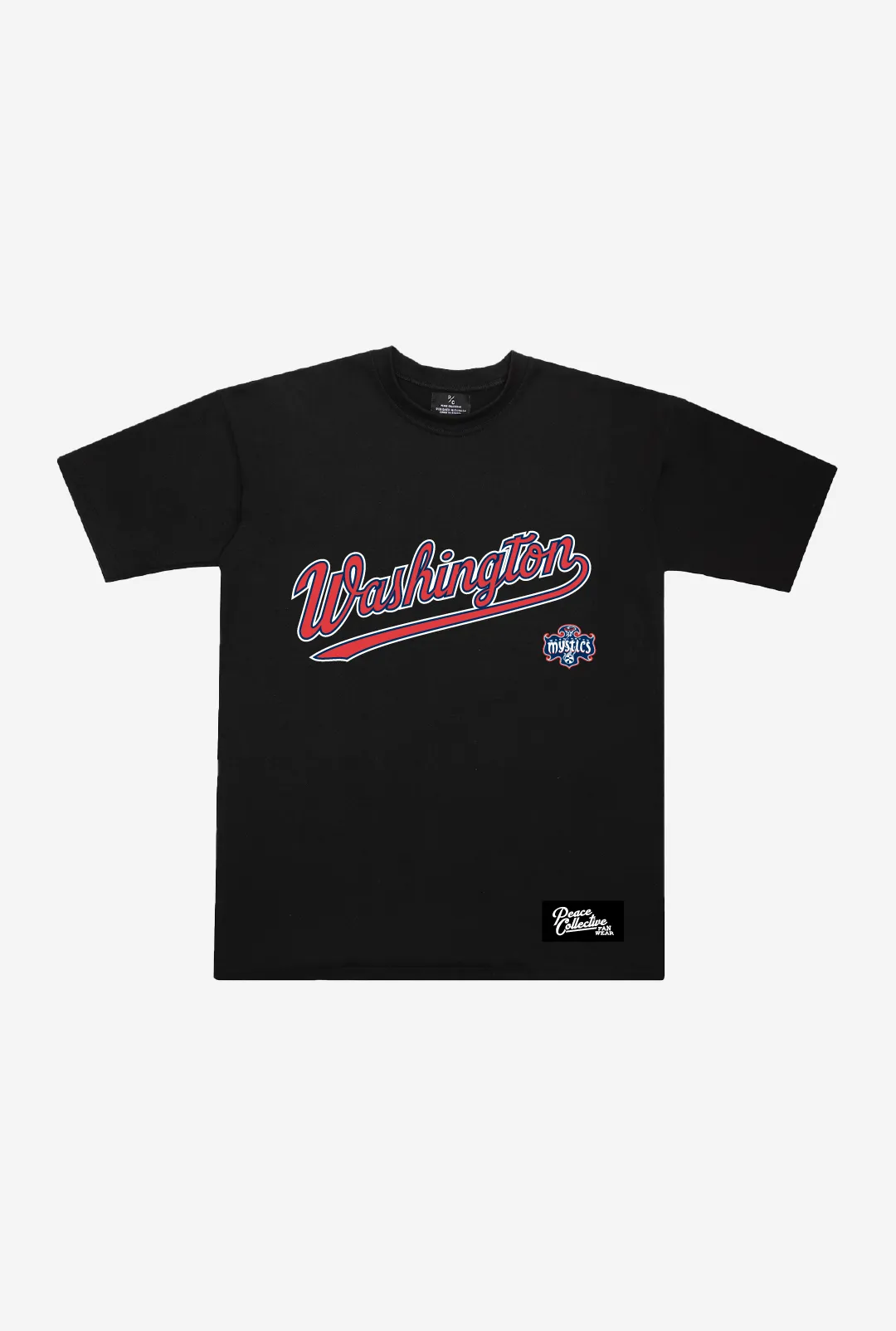Washington Mystics Spirit Heavyweight T-Shirt - Black sold by Peace-Collective