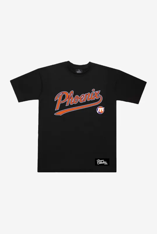 Phoenix Mercury Spirit Heavyweight T-Shirt - Black made by Peace-Collective