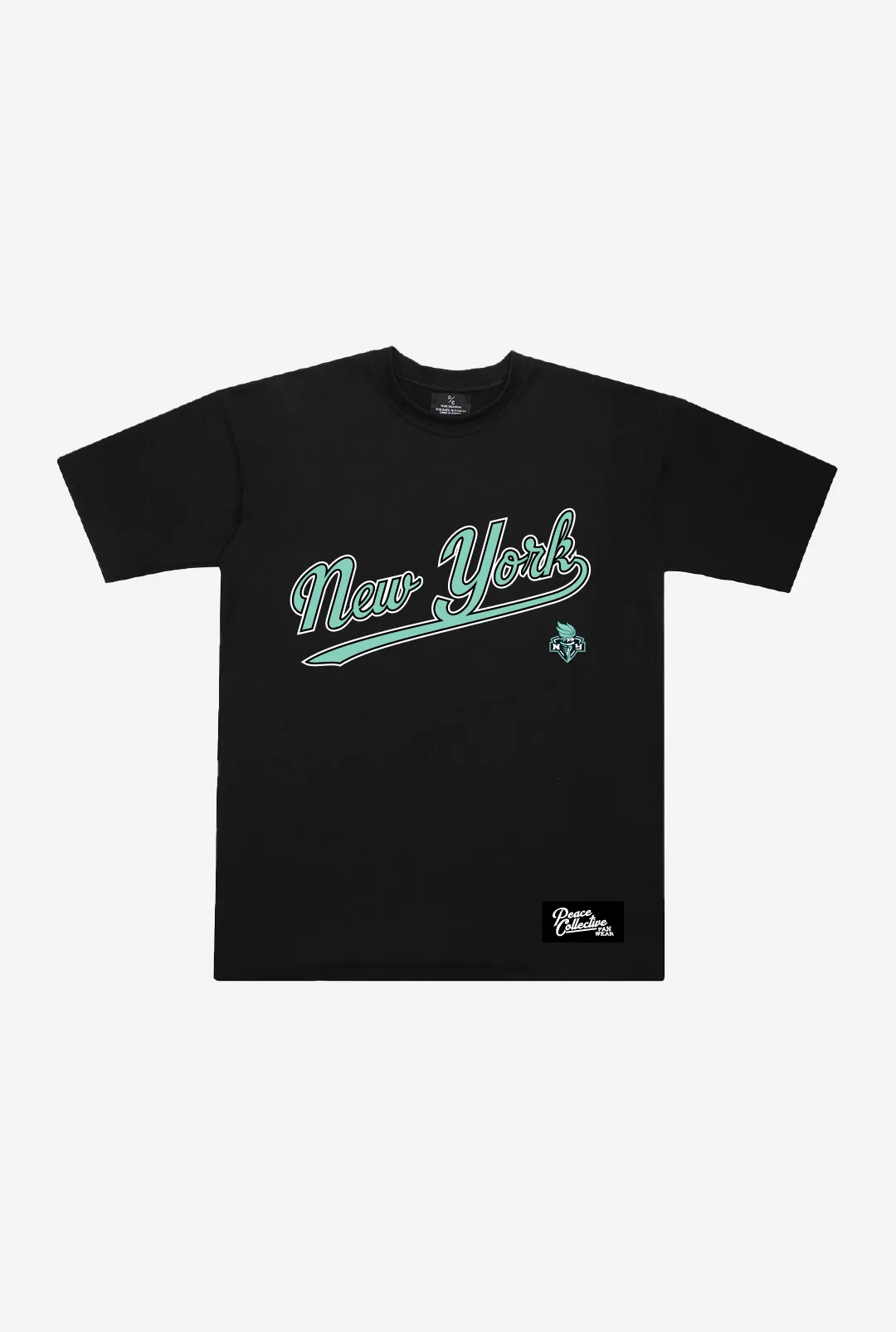 New York Liberty Spirit Heavyweight T-Shirt - Black sold by Peace-Collective