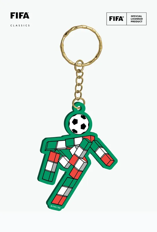 FIFA World Cup 1990™ Italy Tri-Charm Keychain - Multicolour made by Peace-Collective
