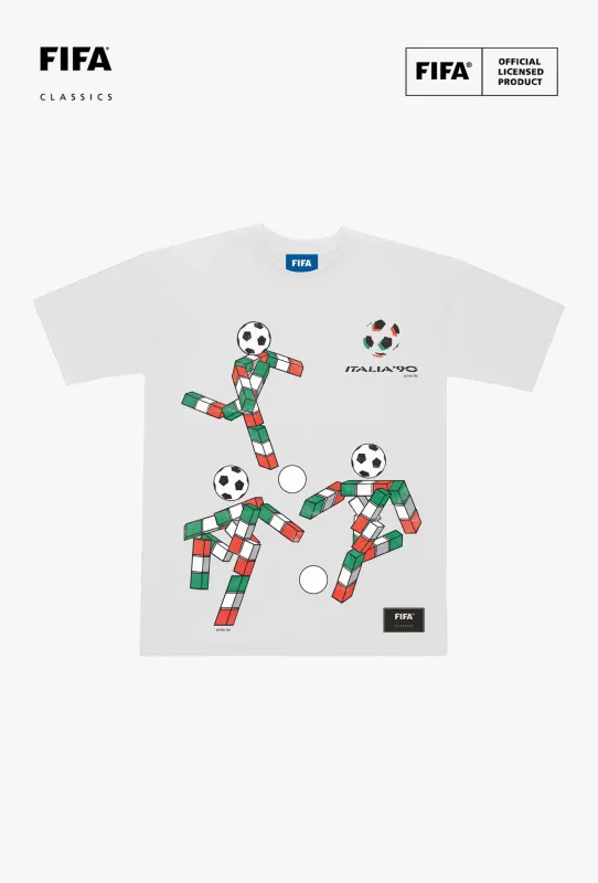 FIFA World Cup™ Italy Mascot Heavyweight T-Shirt - White made by Peace-Collective